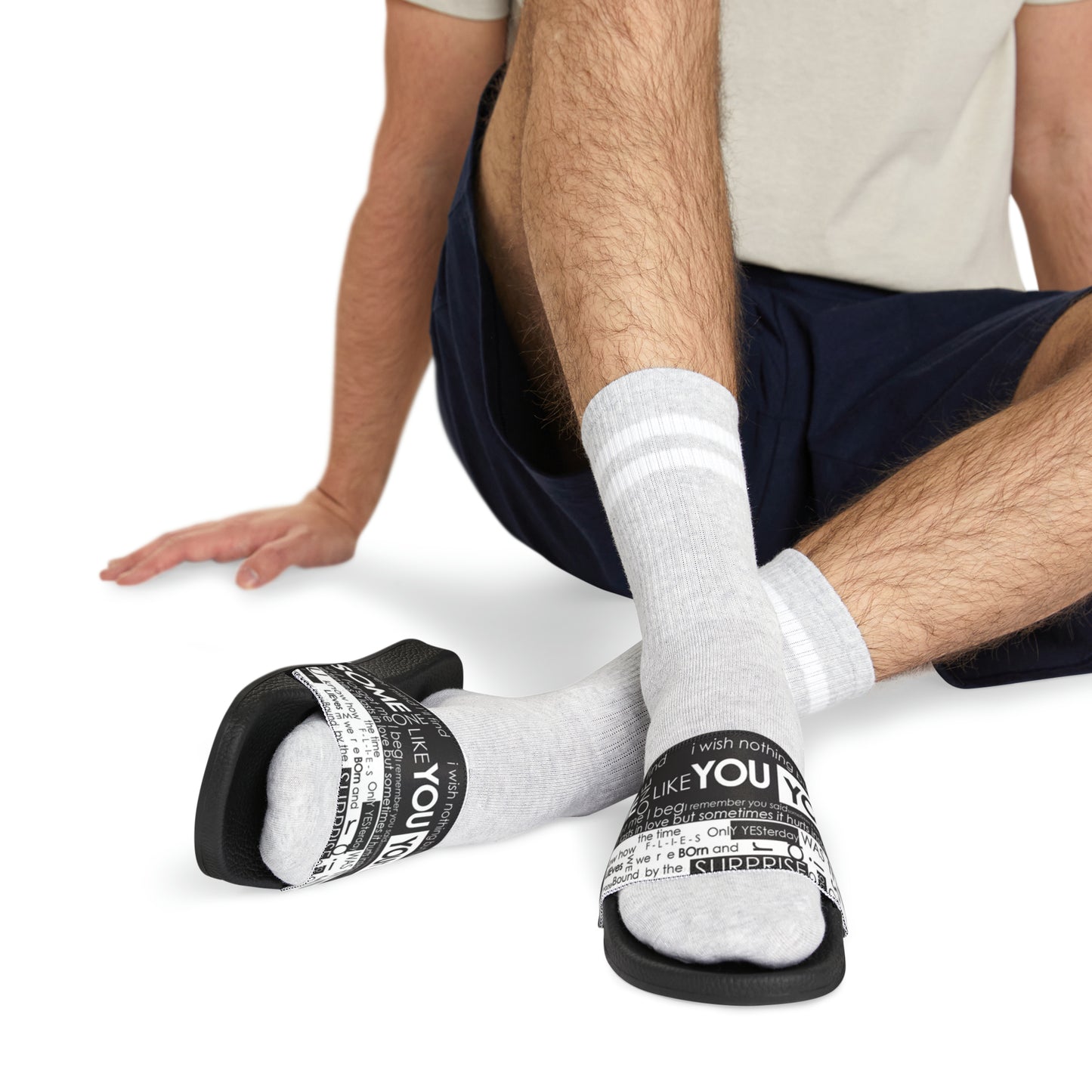 Someone Like You Men's PU Slide Sandals