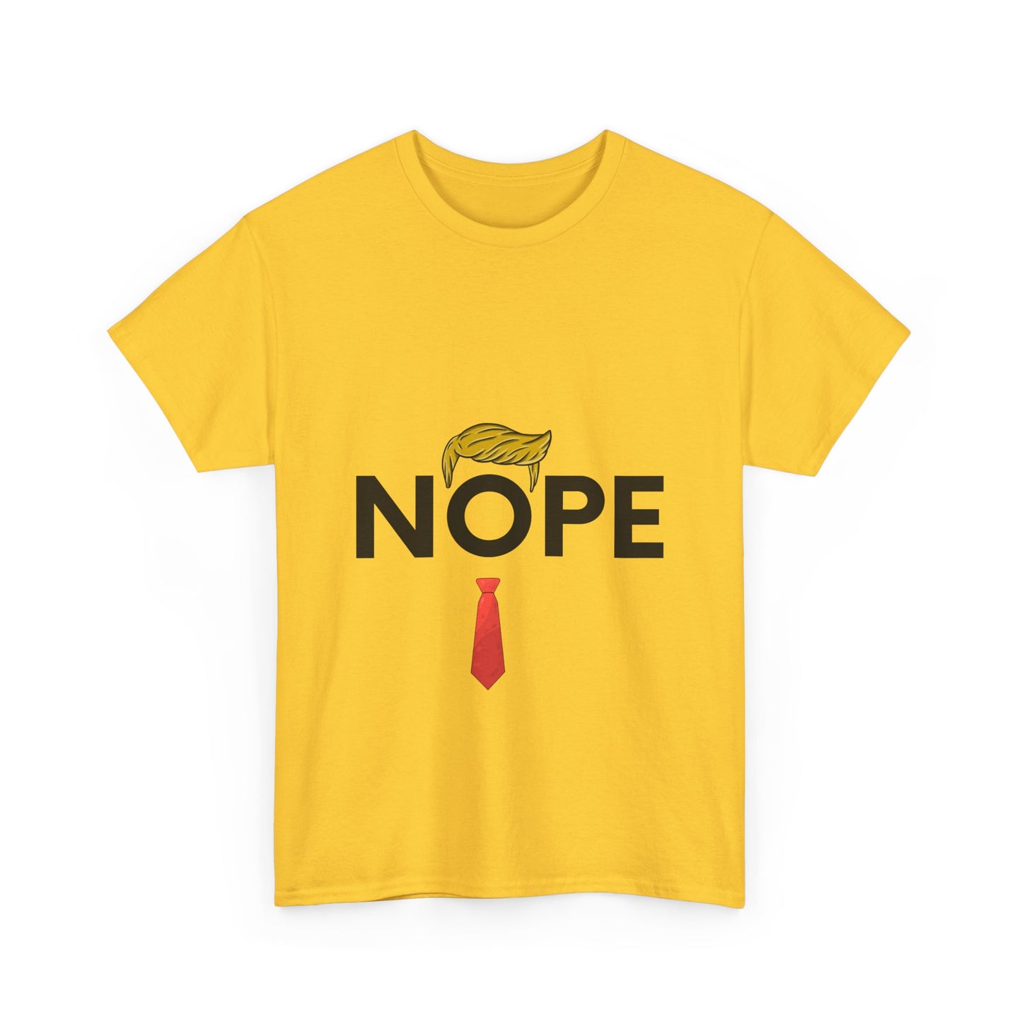 NOPE TRUMP Unisex Heavy Cotton Tee
