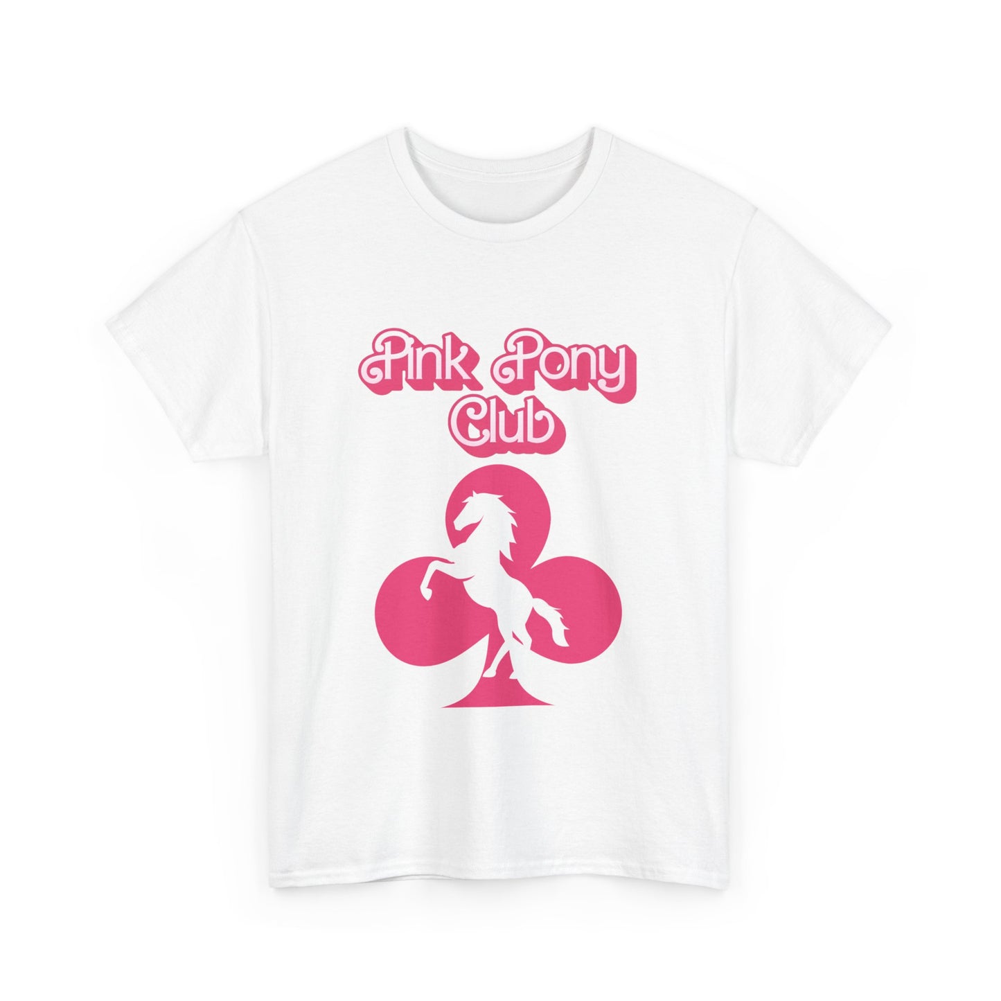Retro Pink Pony Club Tee | Unisex Cotton Shirt, Graphic Tee, Gift for Horse Lovers, Birthday Celebration, Casual Wear