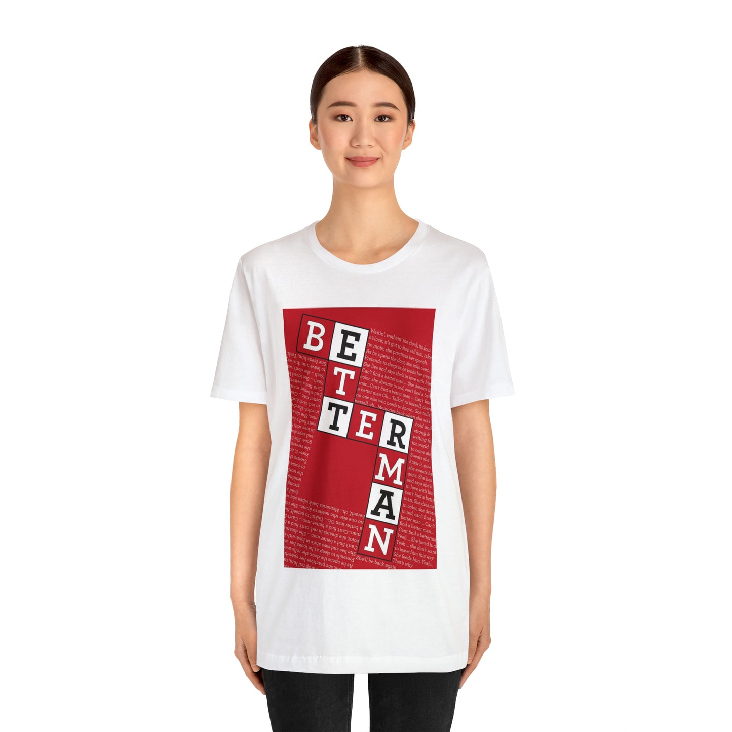 BETTER MAN Unisex Jersey Short Sleeve Tee