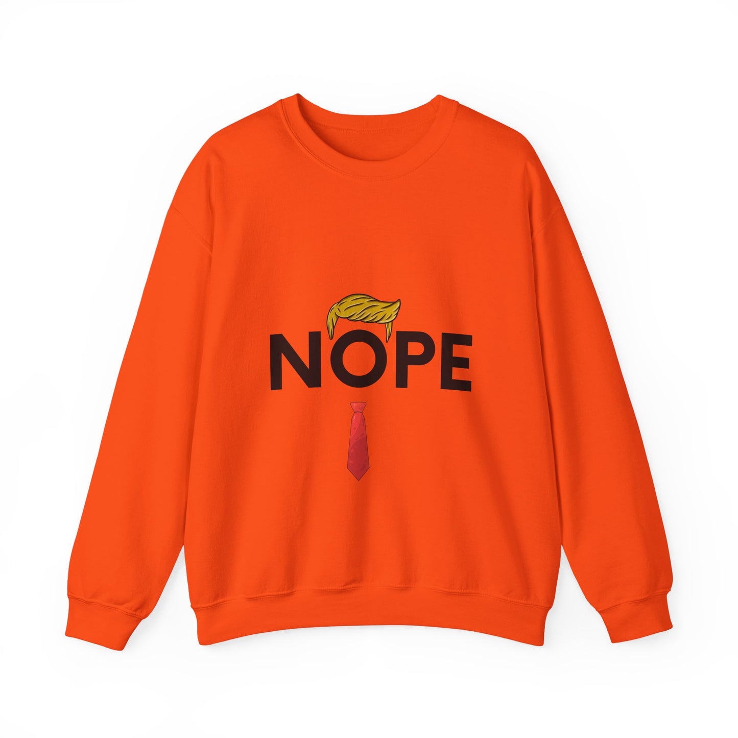 NOPE TRUMP Unisex Heavy Blend™ Crewneck Sweatshirt