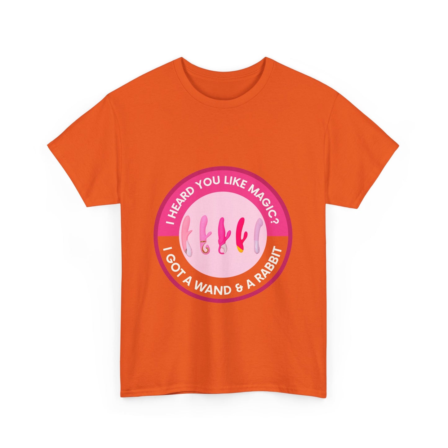 Magic Wand and Rabbit Unisex Tee - Fun Gift for Magic Lovers, Unique Birthday Shirt, Fantasy Apparel, Quirky Casual Wear, Festival Top