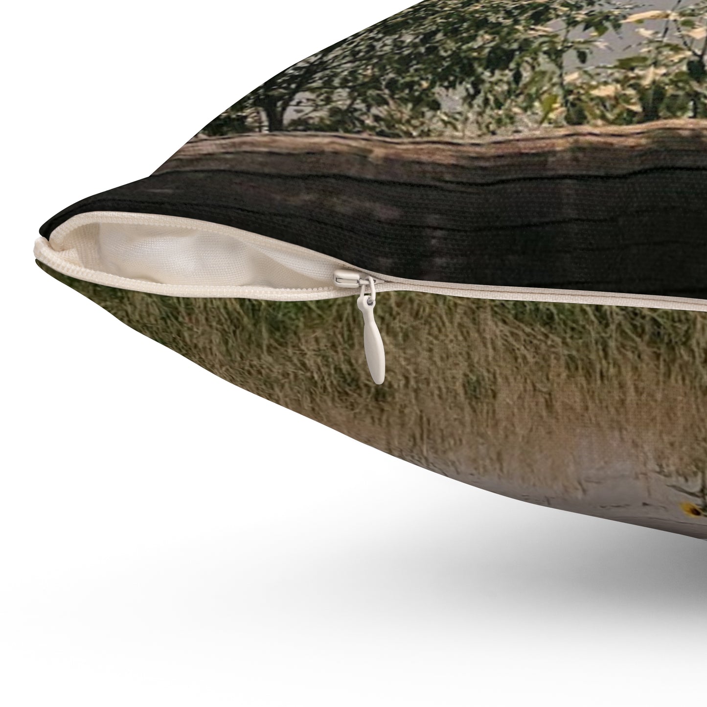 TAKE ME BACK TO THE MOUNTAINS Spun Polyester Square Pillow