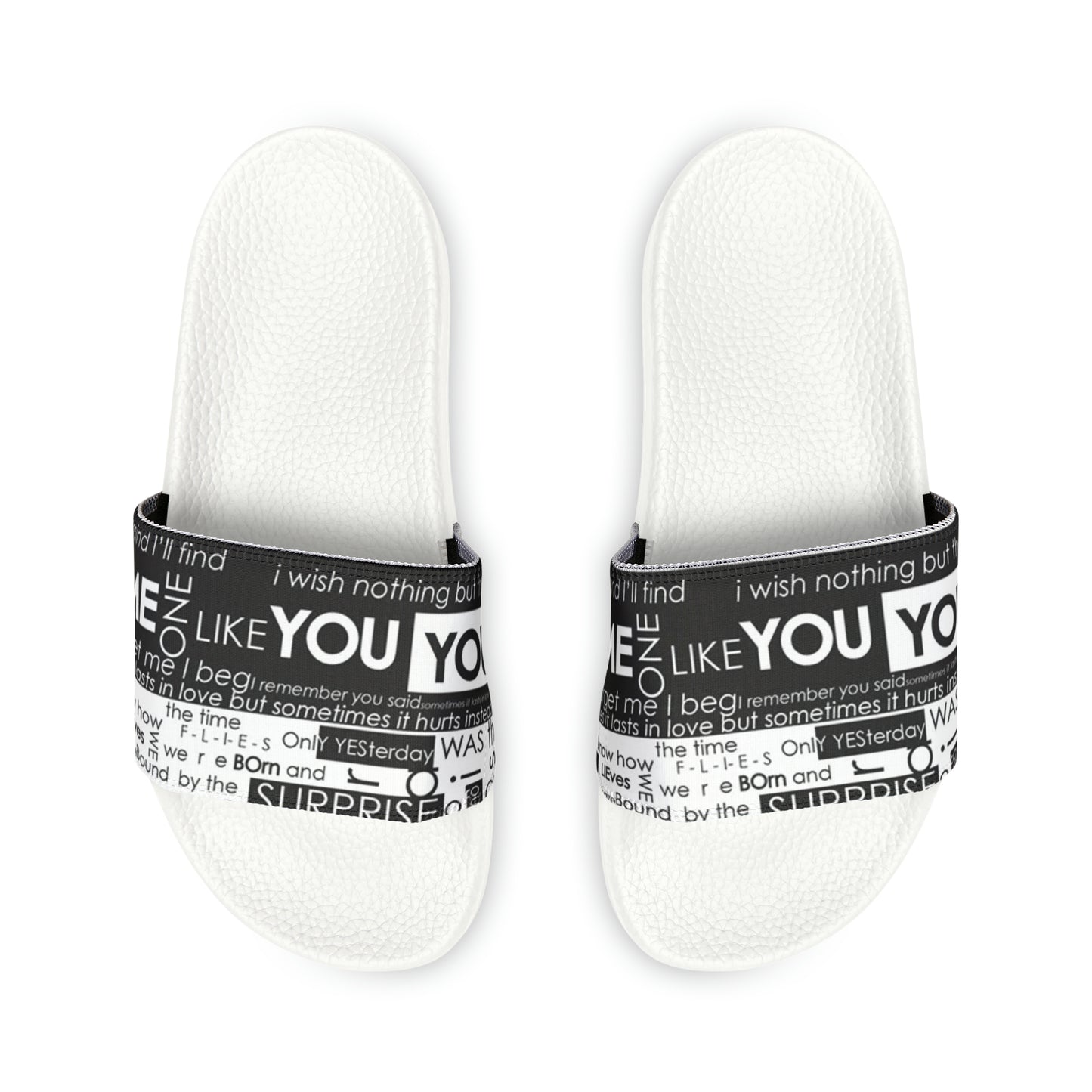 Someone Like You Men's PU Slide Sandals