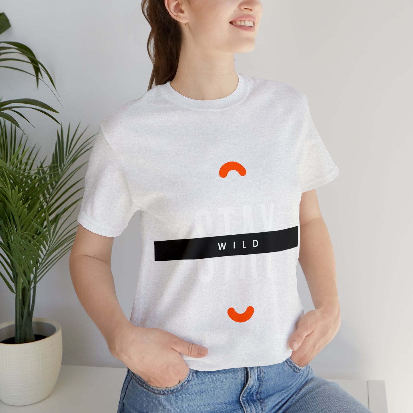 STAY WILD Unisex Jersey Short Sleeve Tee