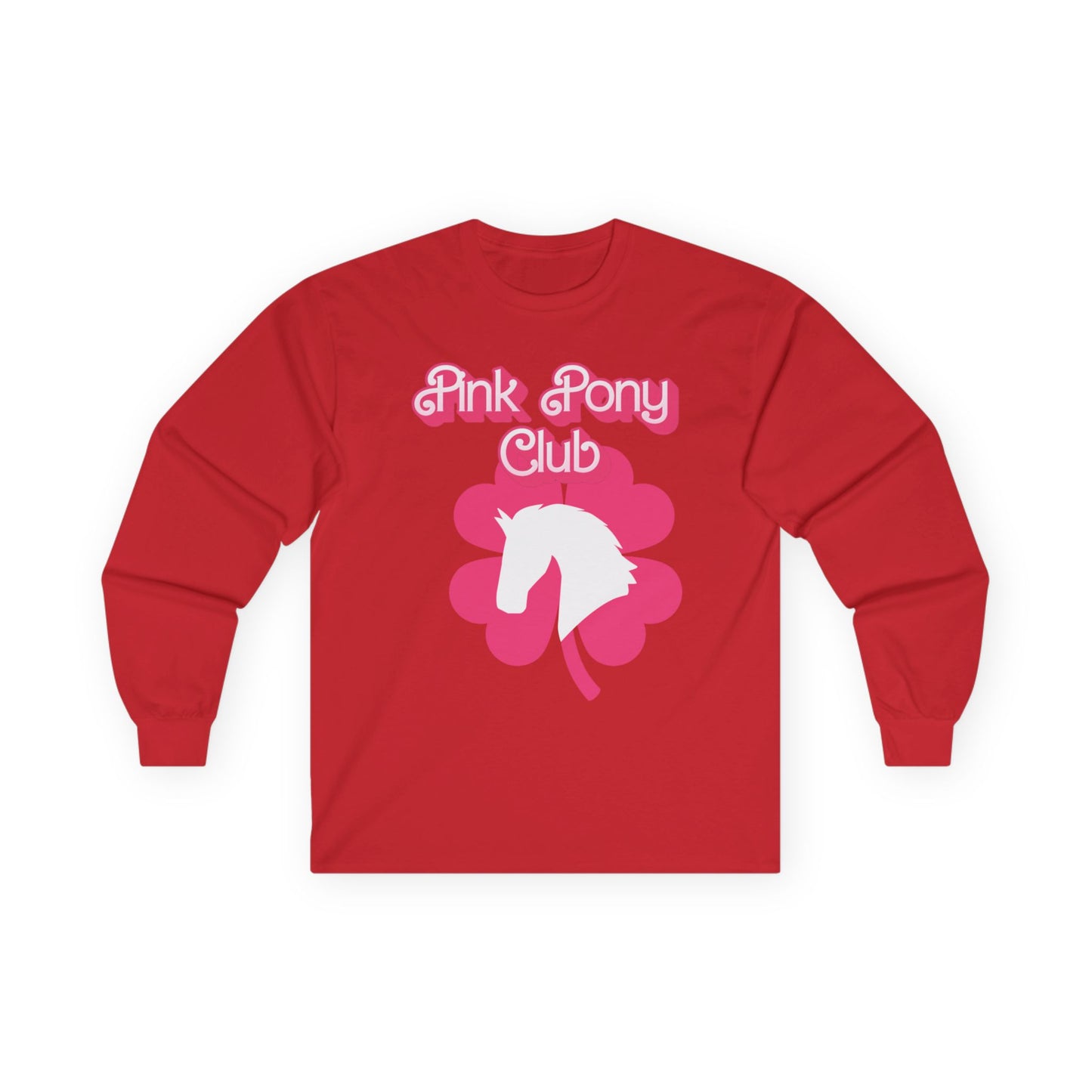 Pink Pony Club Long Sleeve Tee, Unicorn Shirt, Gift for Kids, Cute Graphic Tee, Spring/Summer Apparel, Fun Unicorn Fashion