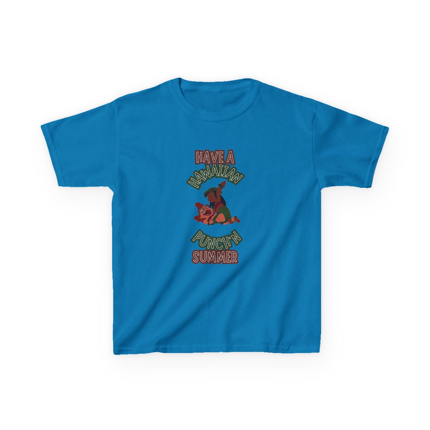 Hawaiian Punch’n Summer Adventure Kids Tee, Fun Summer Shirt, Playful Kids T-Shirt, Cute Graphic Tee, Vacation Outing Top