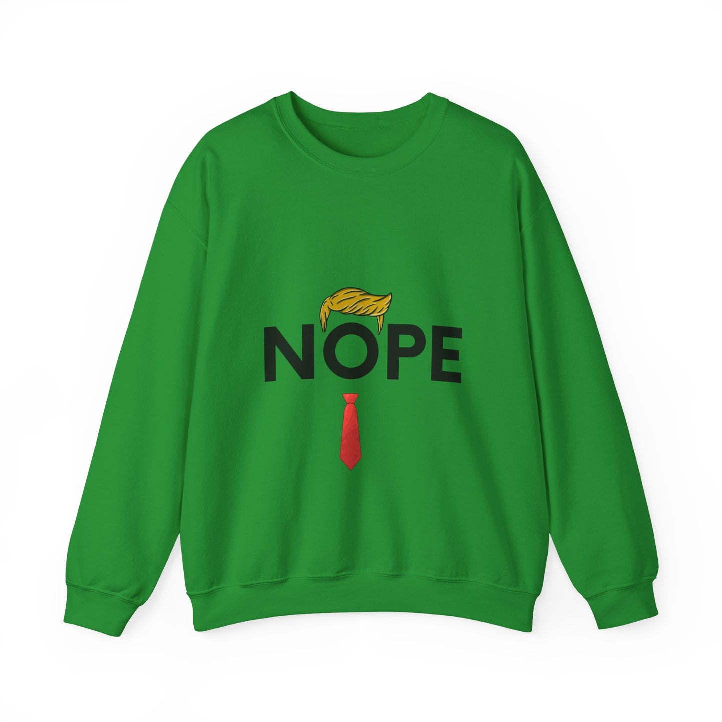 NOPE TRUMP Unisex Heavy Blend™ Crewneck Sweatshirt