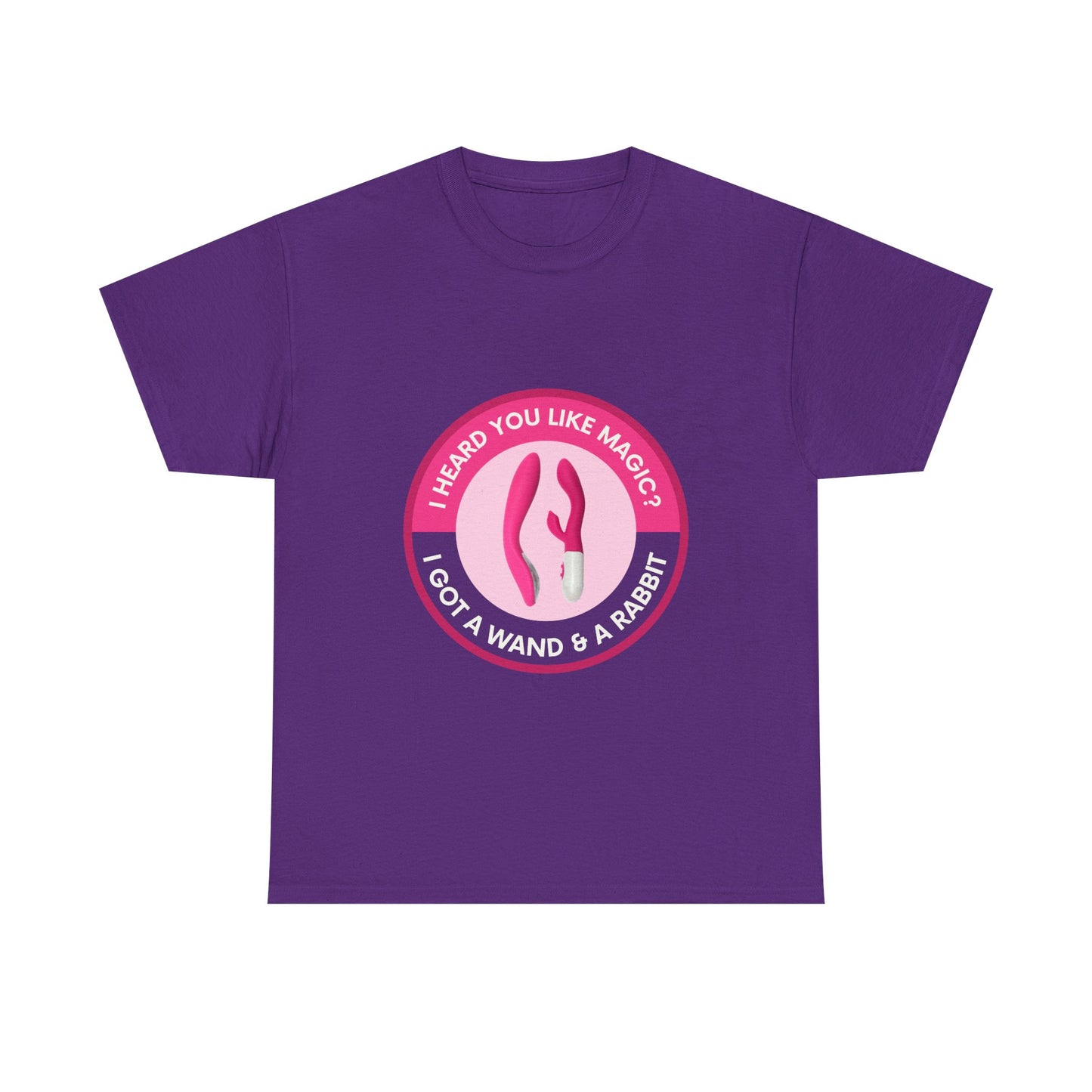 Wand & Rabbit Magic Love Unisex Tee - Casual, Fun, Gift for Friends, Festivals, Occasions, Humor, Creative Design