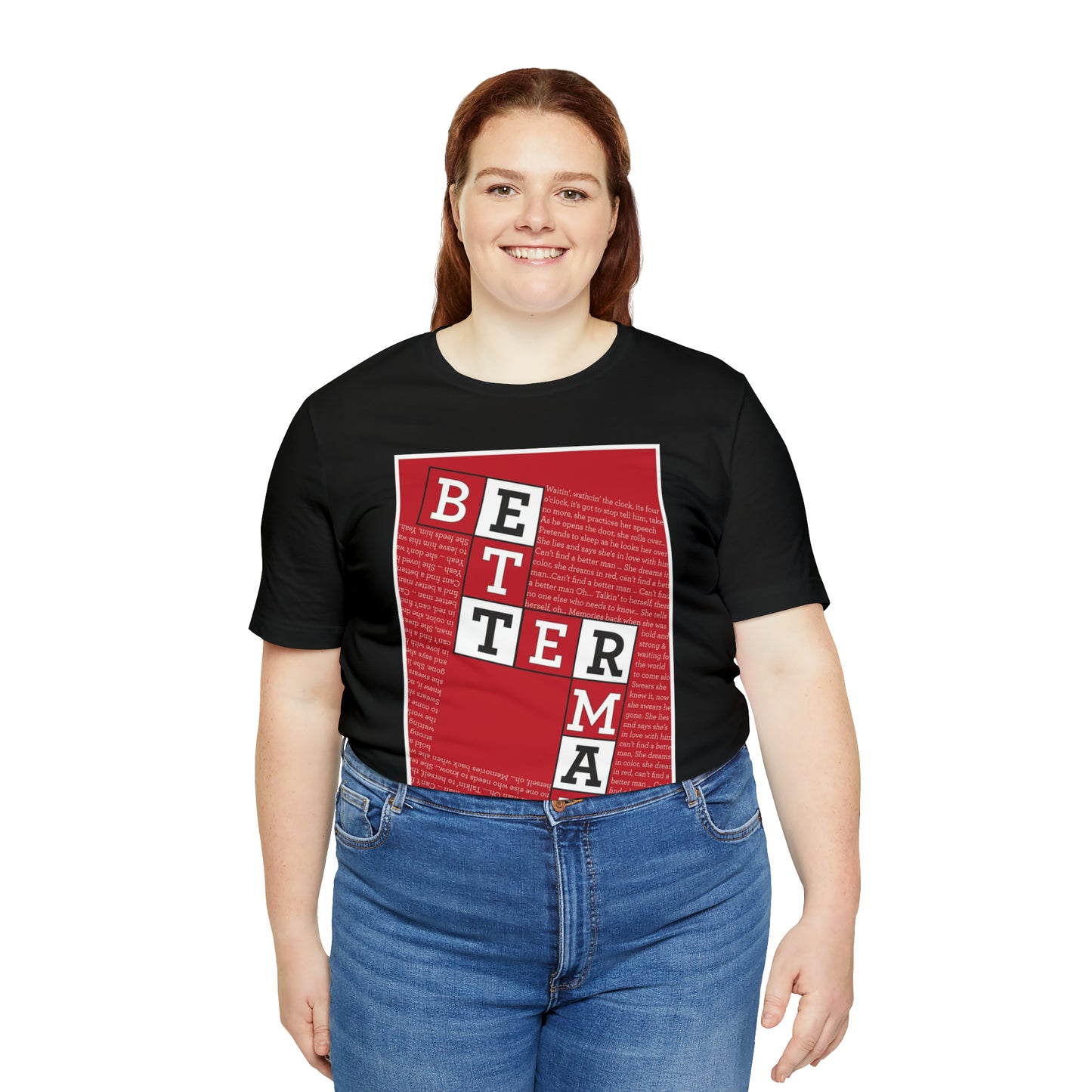 BETTER MAN Unisex Jersey Short Sleeve Tee