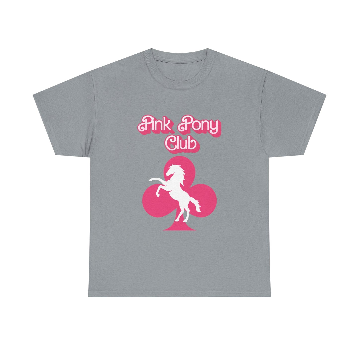 Retro Pink Pony Club Tee | Unisex Cotton Shirt, Graphic Tee, Gift for Horse Lovers, Birthday Celebration, Casual Wear
