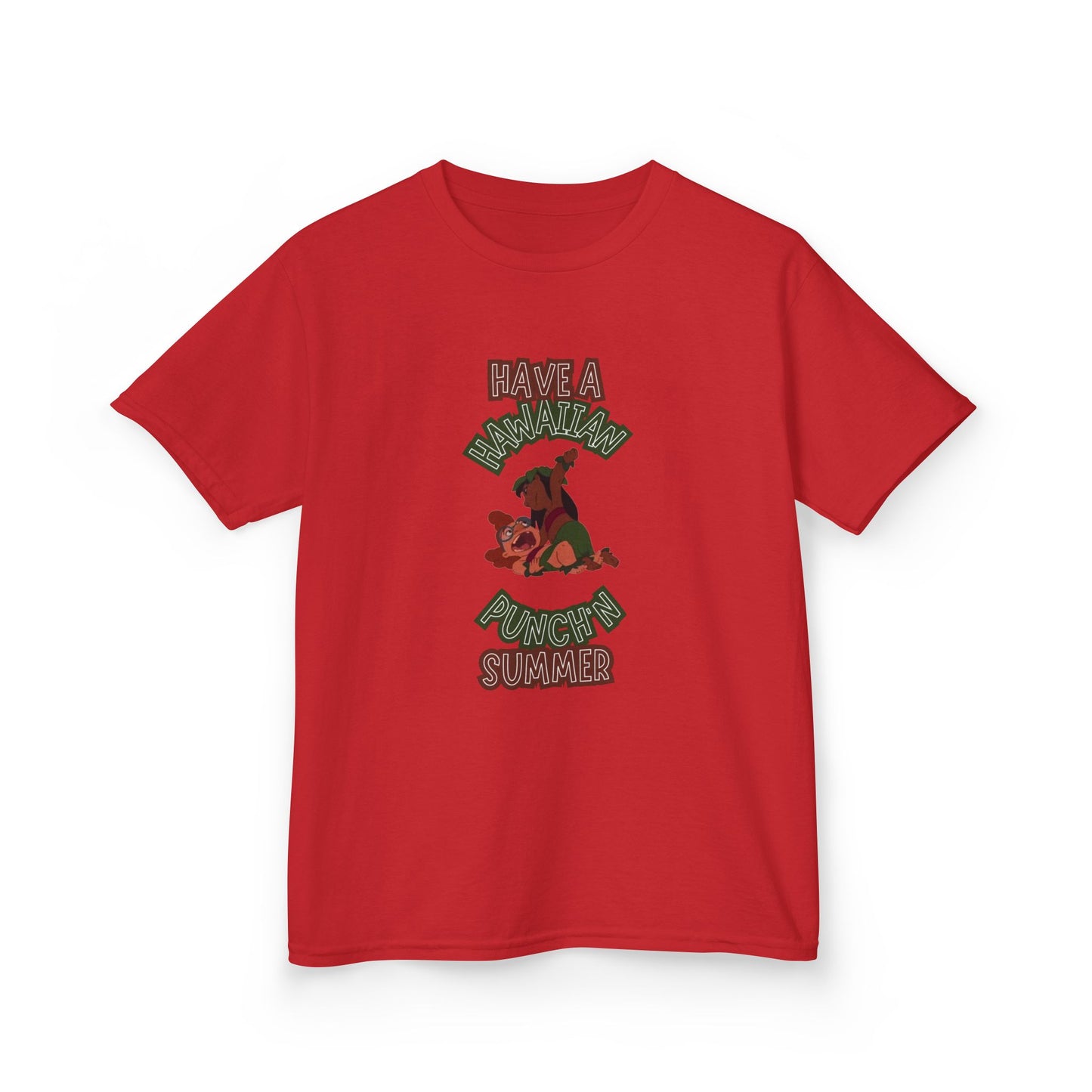 Hawaiian Punch’n Summer Adventure Kids Tee, Fun Summer Shirt, Playful Kids T-Shirt, Cute Graphic Tee, Vacation Outing Top