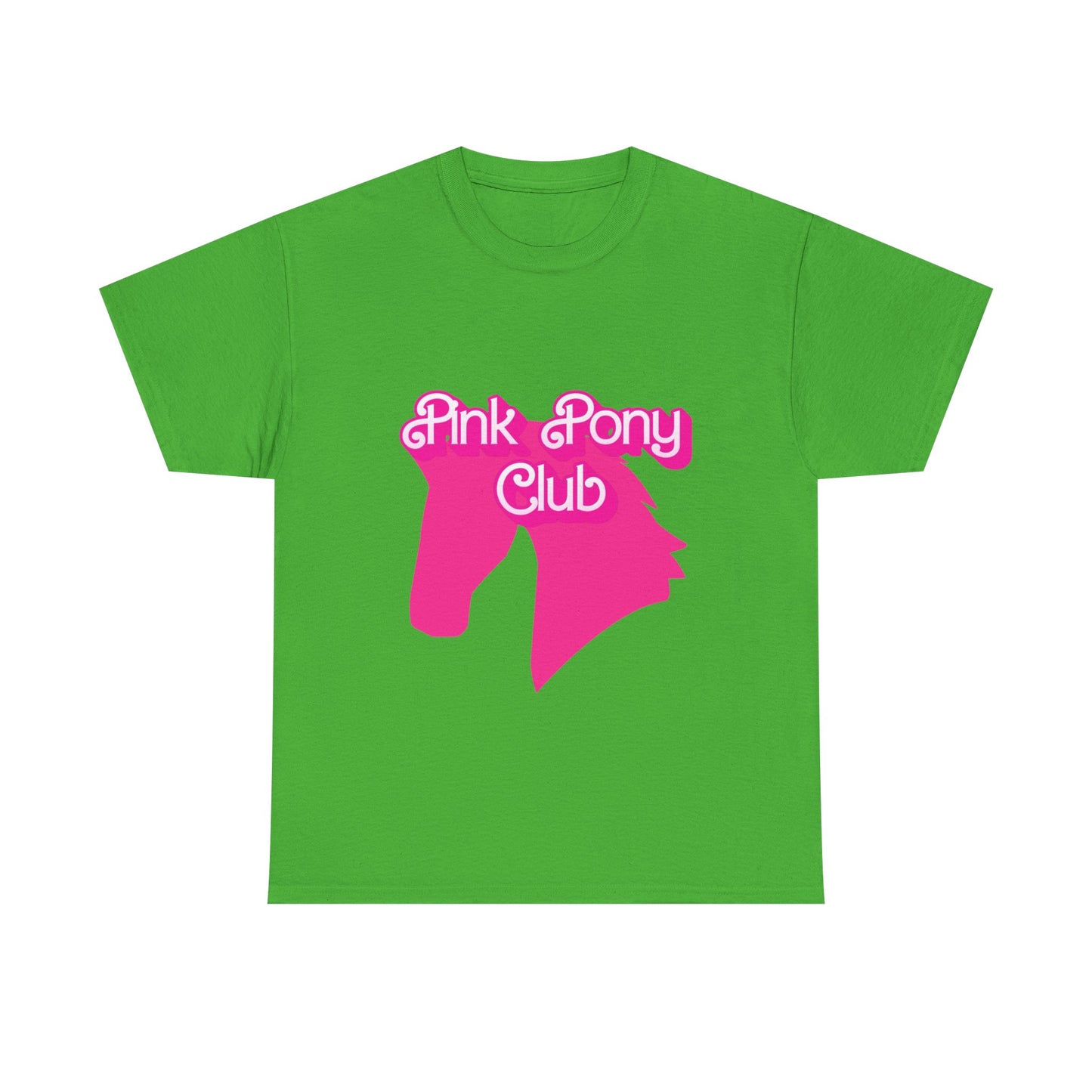Pink Pony Club Tee - Fun Graphic T-Shirt for Animal Lovers, Horse Enthusiasts, Gifts for Friends, Birthday Parties, Everyday Wear