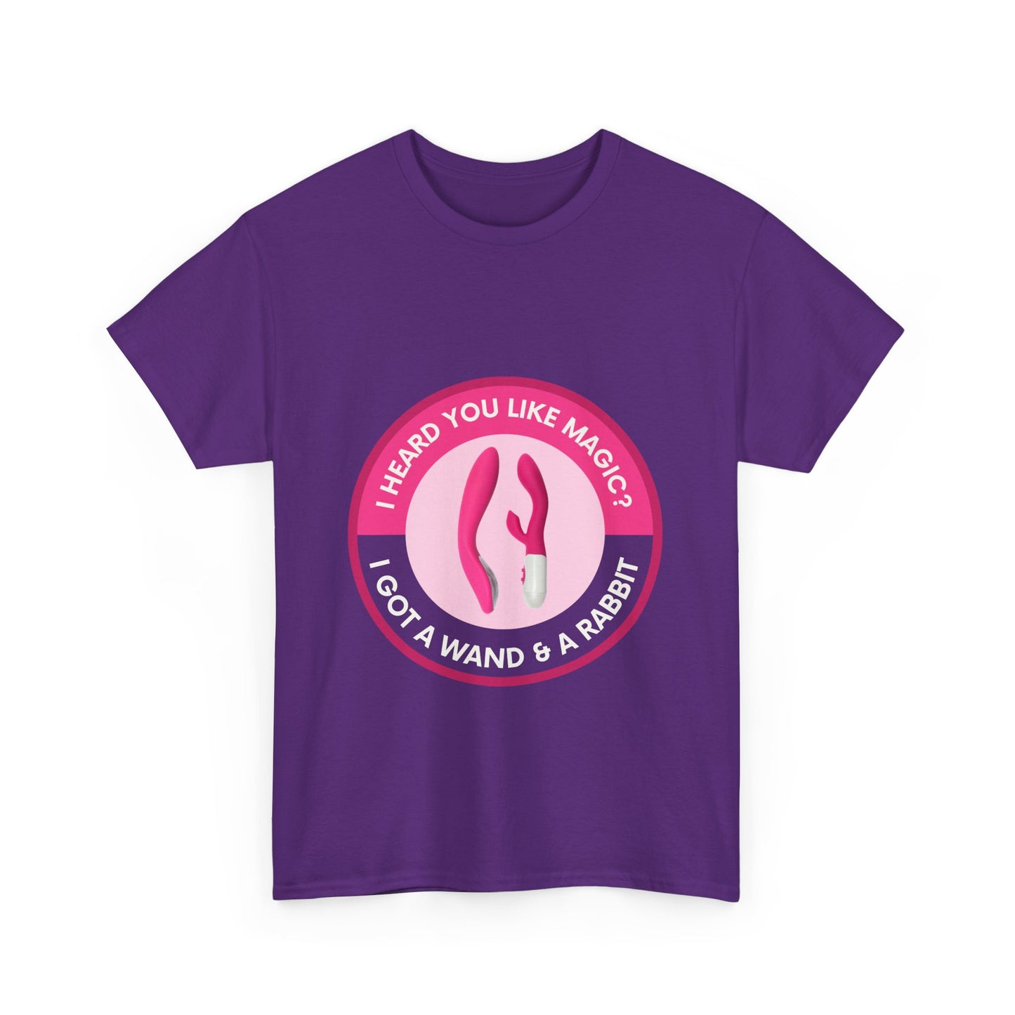 Wand & Rabbit Magic Love Unisex Tee - Casual, Fun, Gift for Friends, Festivals, Occasions, Humor, Creative Design
