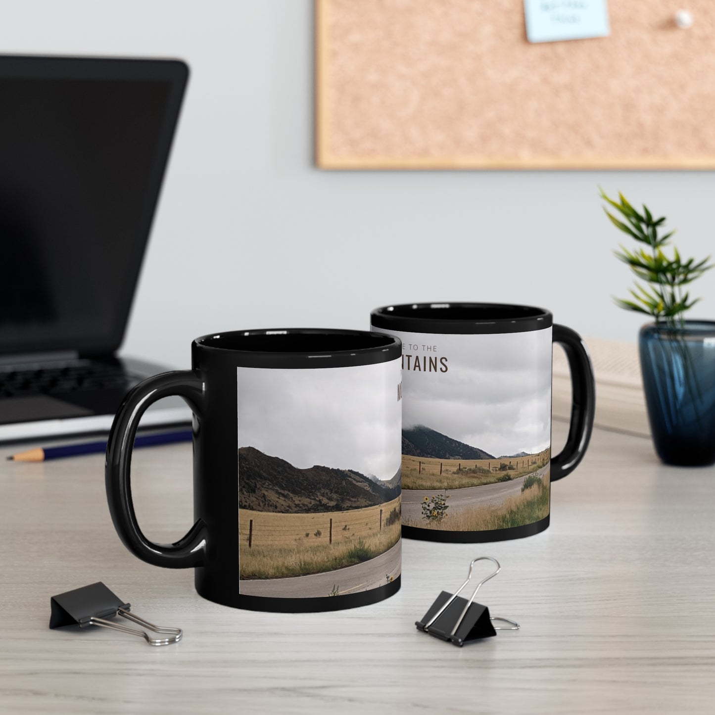 Take Me Back To The Mountains 11oz Black Mug