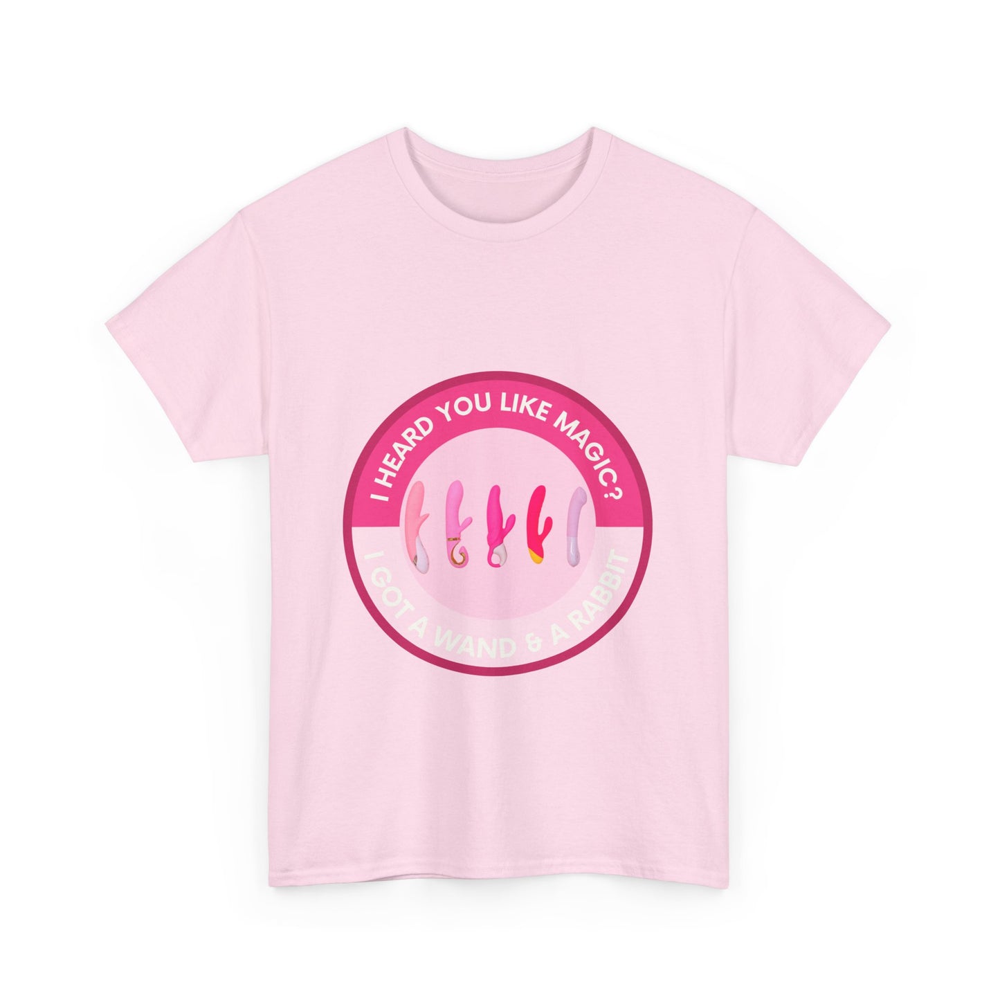 Magic Wand and Rabbit Unisex Tee - Fun Gift for Magic Lovers, Unique Birthday Shirt, Fantasy Apparel, Quirky Casual Wear, Festival Top