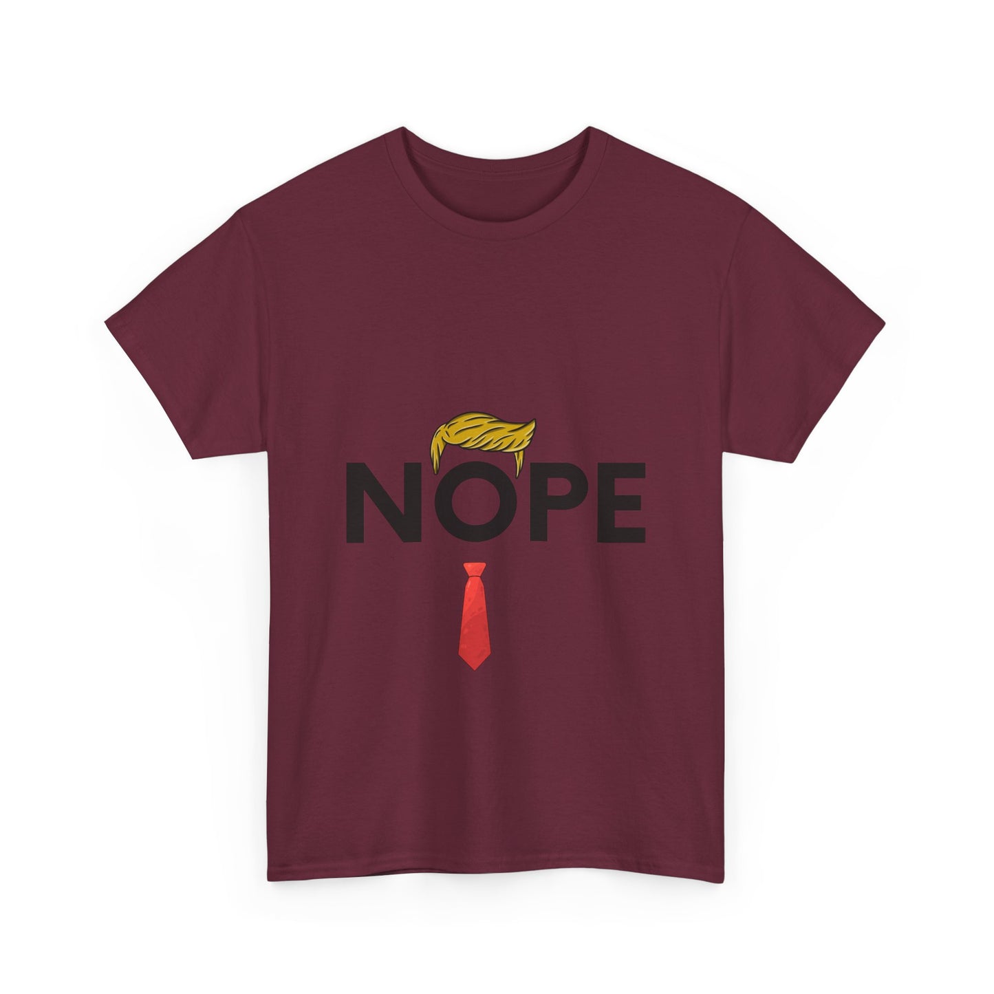 NOPE TRUMP Unisex Heavy Cotton Tee