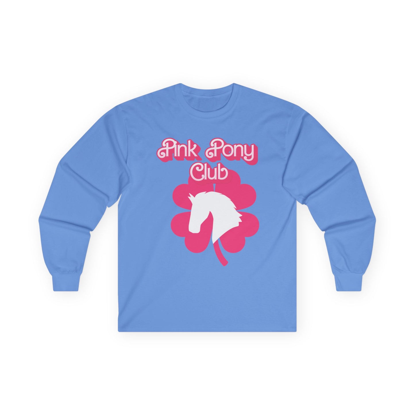 Pink Pony Club Long Sleeve Tee, Unicorn Shirt, Gift for Kids, Cute Graphic Tee, Spring/Summer Apparel, Fun Unicorn Fashion