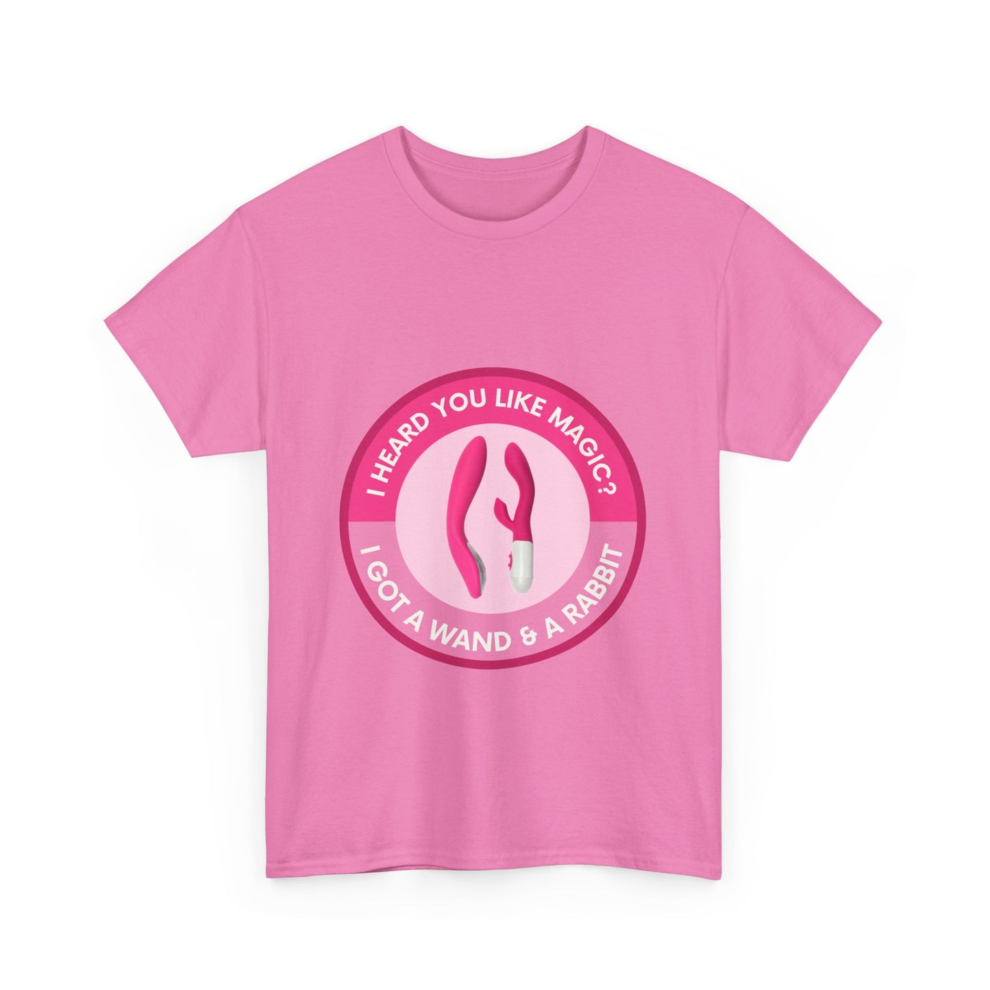 Wand & Rabbit Magic Love Unisex Tee - Casual, Fun, Gift for Friends, Festivals, Occasions, Humor, Creative Design