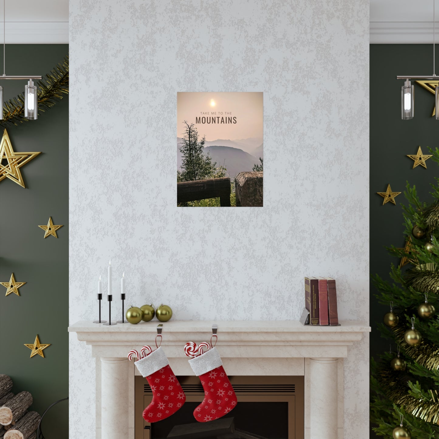 Take Me To The Mountains Premium Matte Vertical Posters