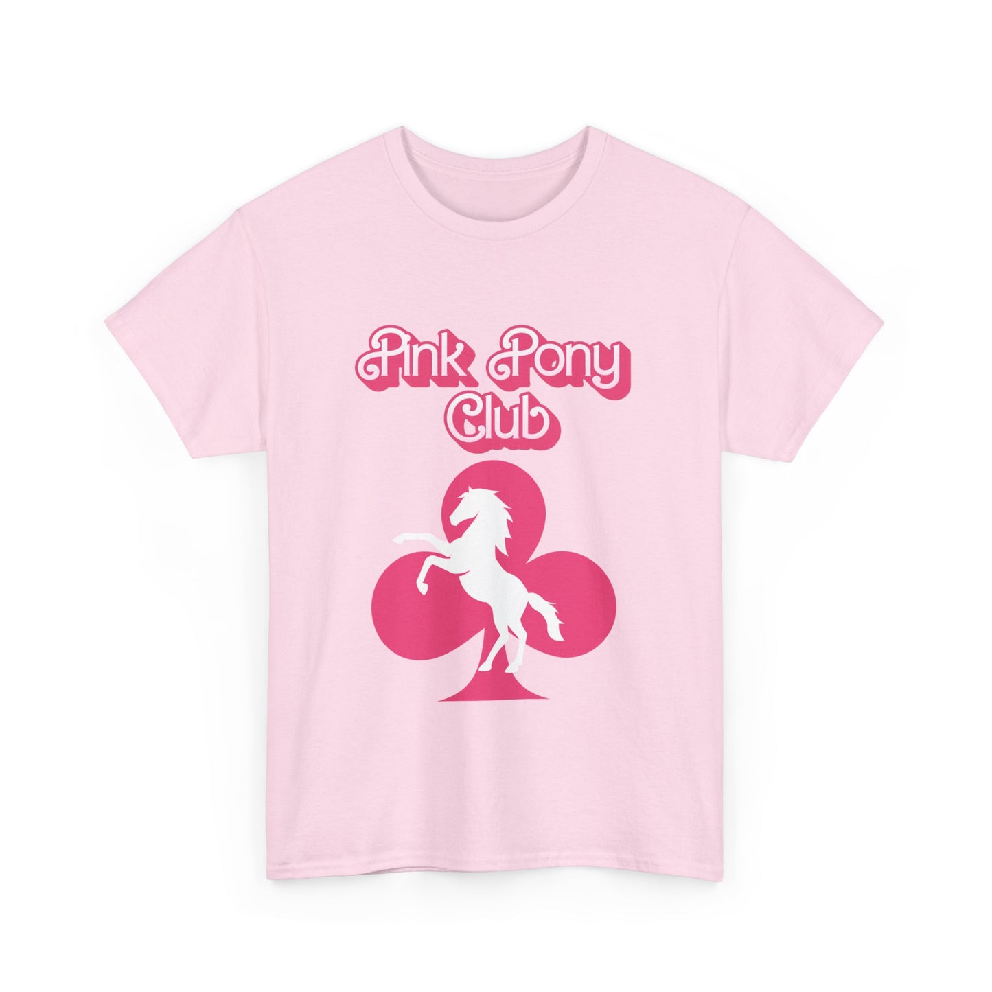 Retro Pink Pony Club Tee | Unisex Cotton Shirt, Graphic Tee, Gift for Horse Lovers, Birthday Celebration, Casual Wear