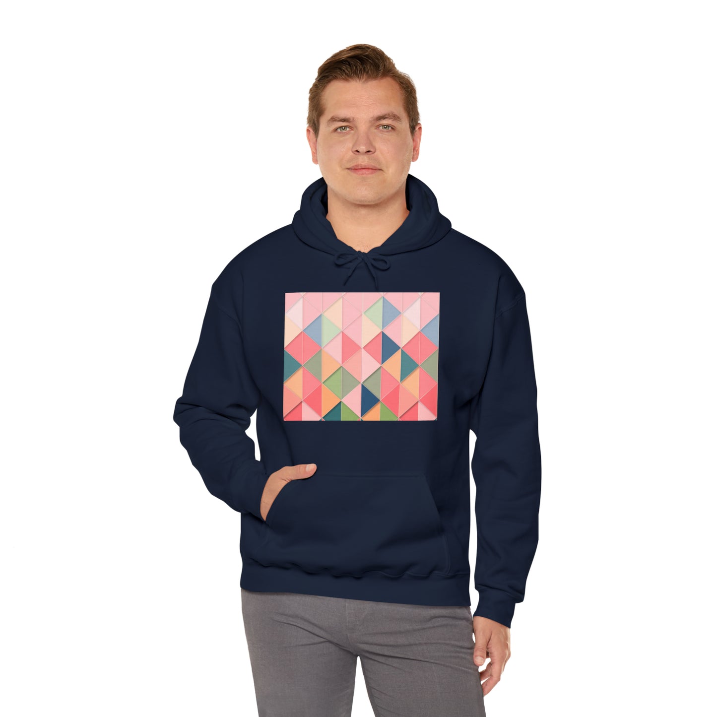 Geometric Unisex Heavy Blend™ Hooded Sweatshirt