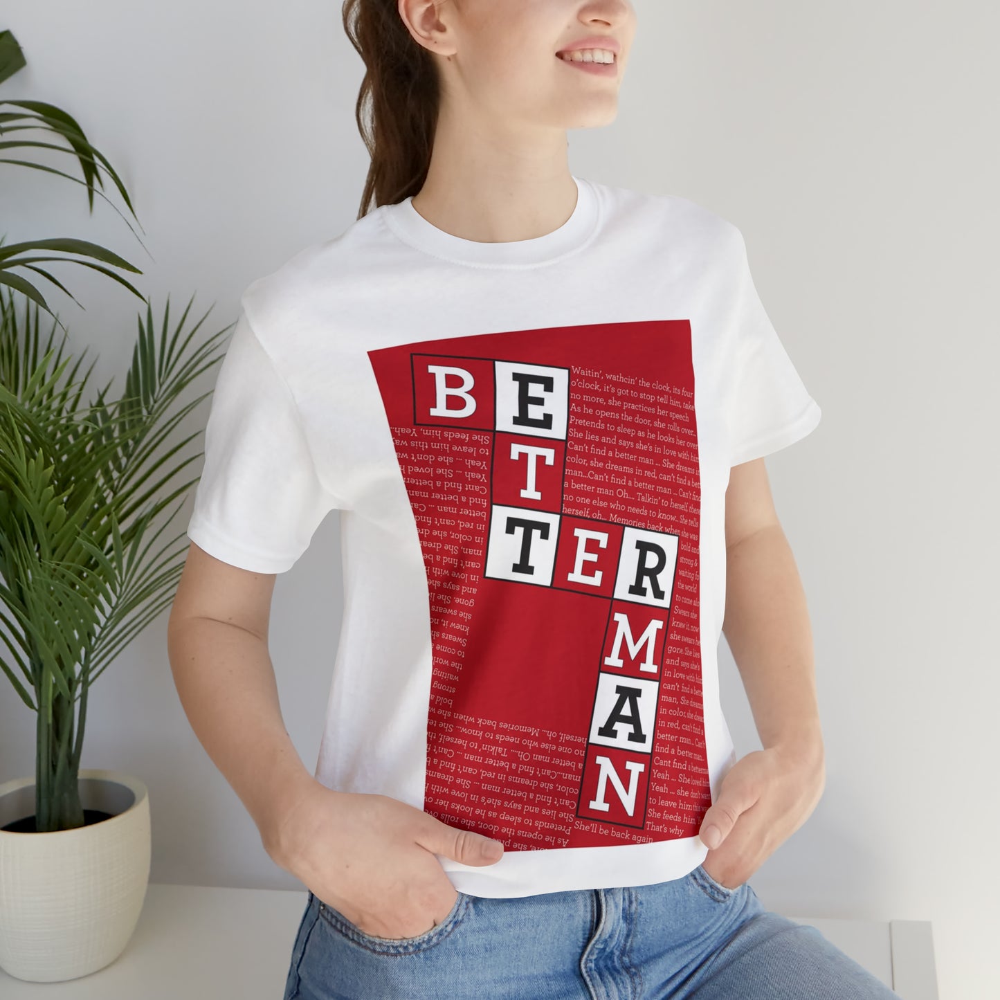 BETTER MAN Unisex Jersey Short Sleeve Tee