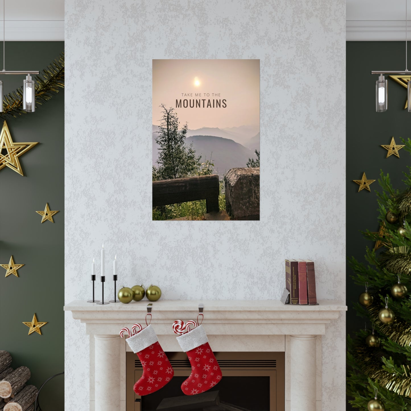 Take Me To The Mountains Premium Matte Vertical Posters