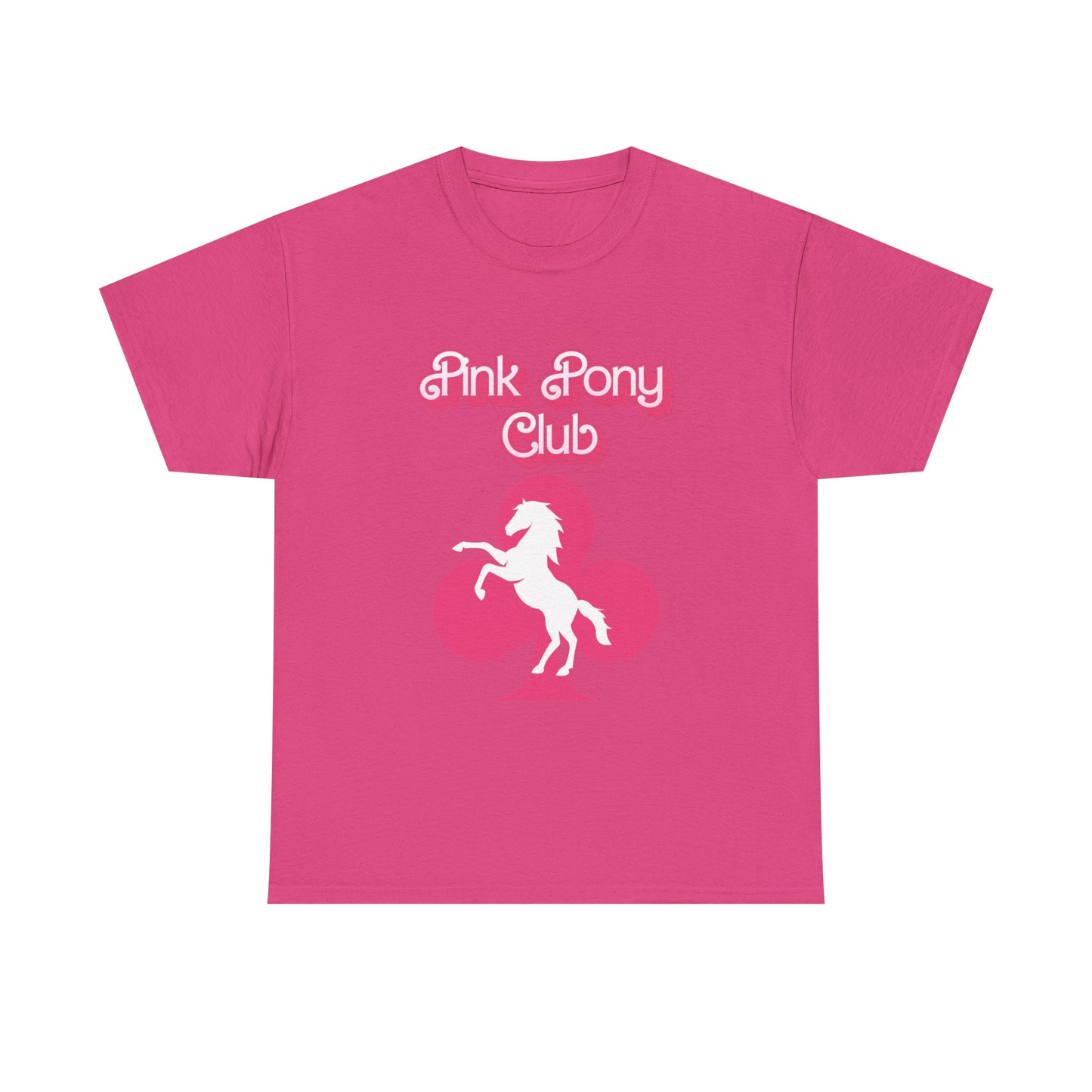 Retro Pink Pony Club Tee | Unisex Cotton Shirt, Graphic Tee, Gift for Horse Lovers, Birthday Celebration, Casual Wear