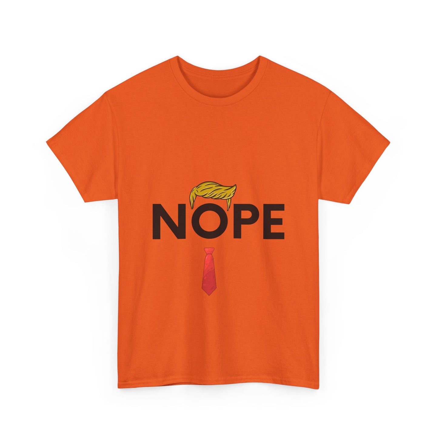 NOPE TRUMP Unisex Heavy Cotton Tee