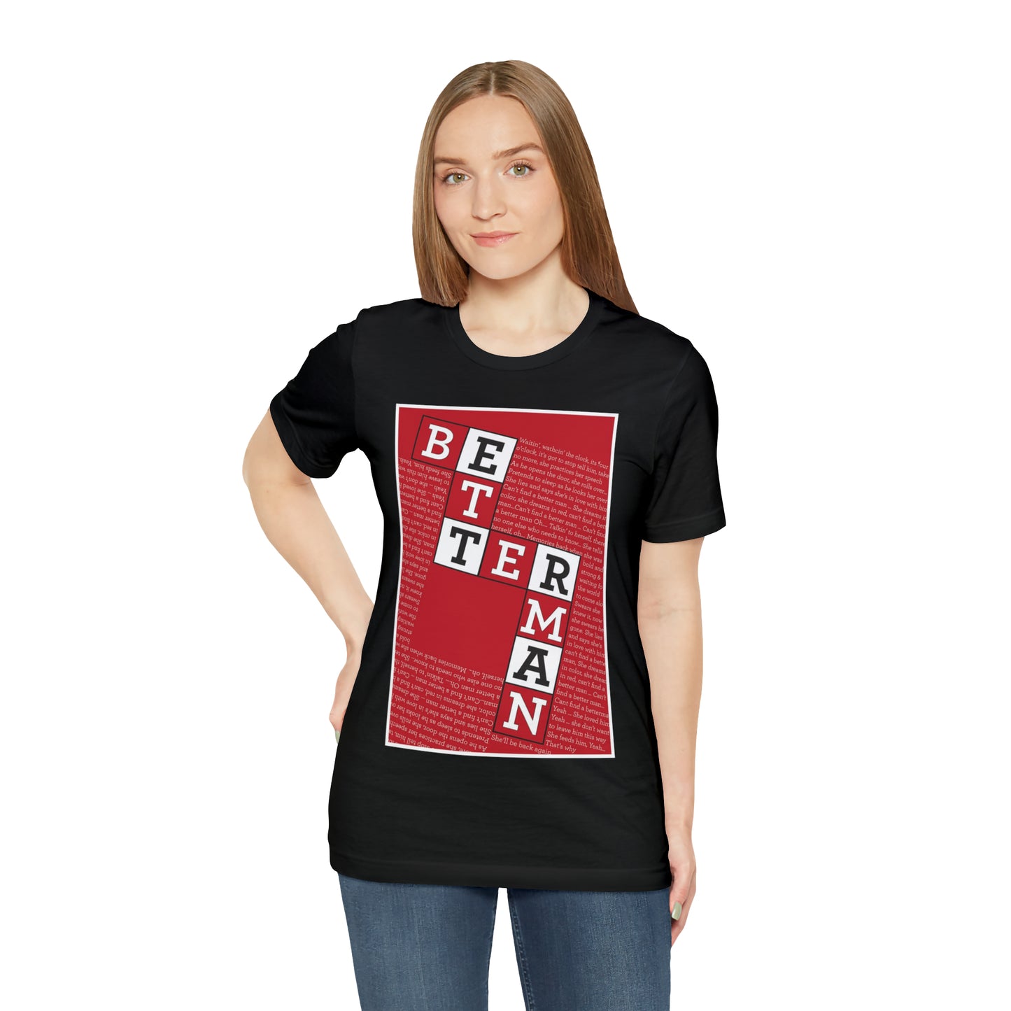 BETTER MAN Unisex Jersey Short Sleeve Tee