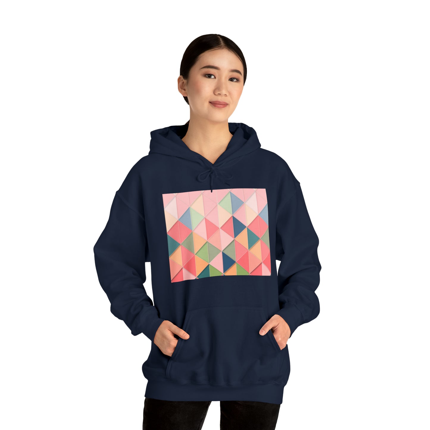 Geometric Unisex Heavy Blend™ Hooded Sweatshirt