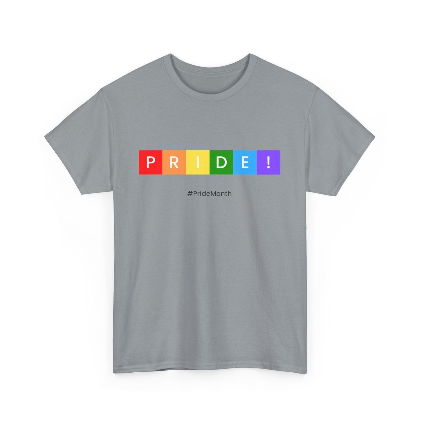 Pride Unisex Heavy Cotton Tee - Celebrate #PrideMonth in Style