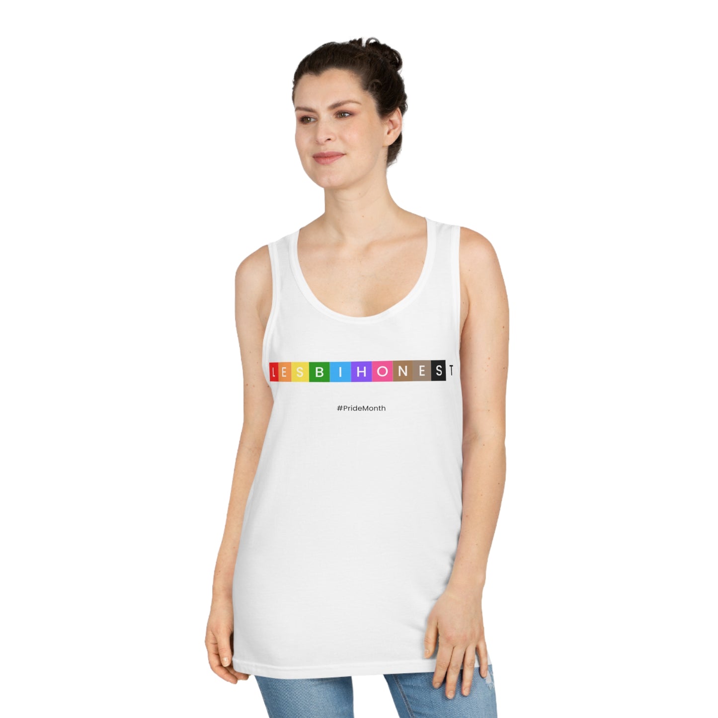 LESBIHONEST Unisex Softstyle™ Tank Top - Pride Month Celebration Wear
