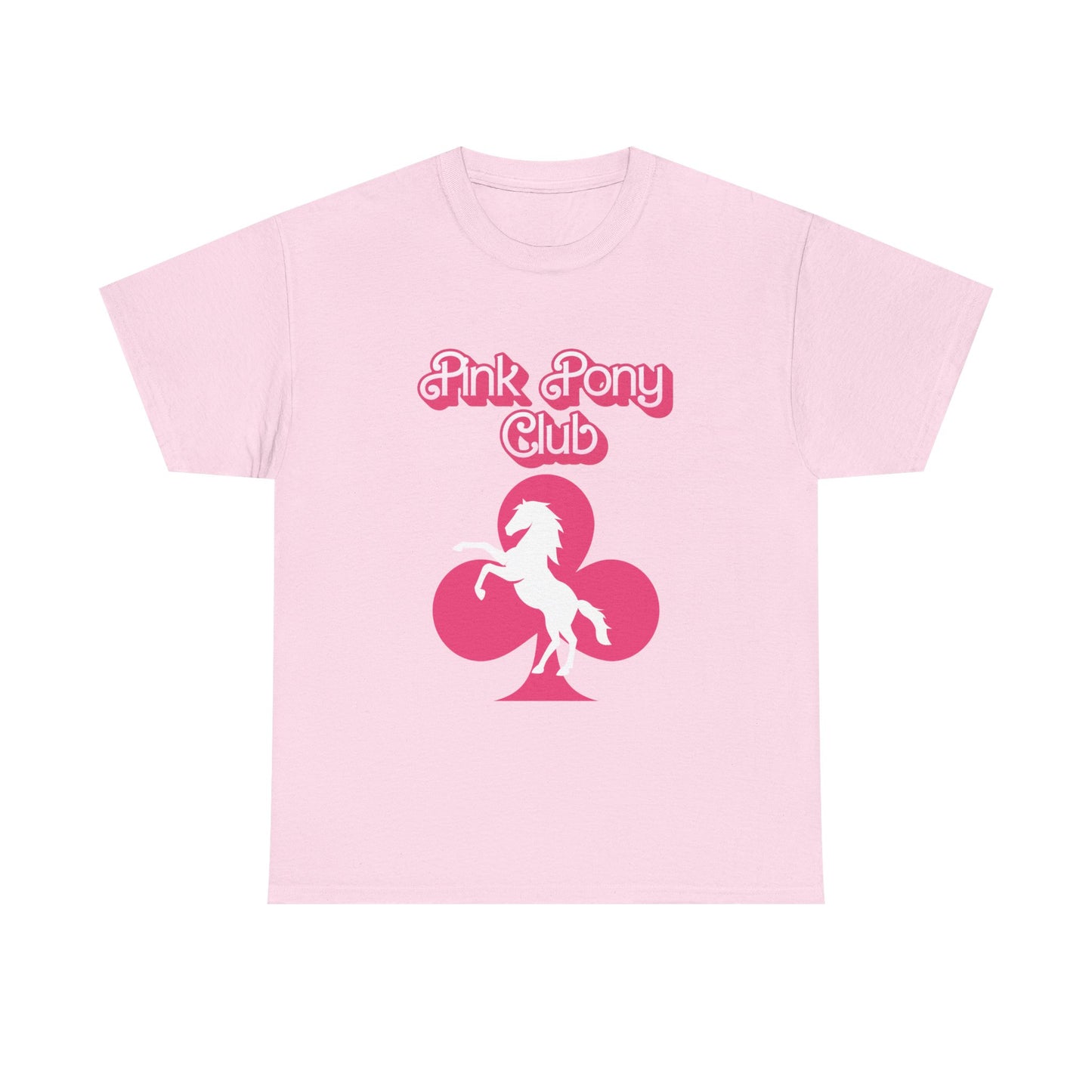 Retro Pink Pony Club Tee | Unisex Cotton Shirt, Graphic Tee, Gift for Horse Lovers, Birthday Celebration, Casual Wear