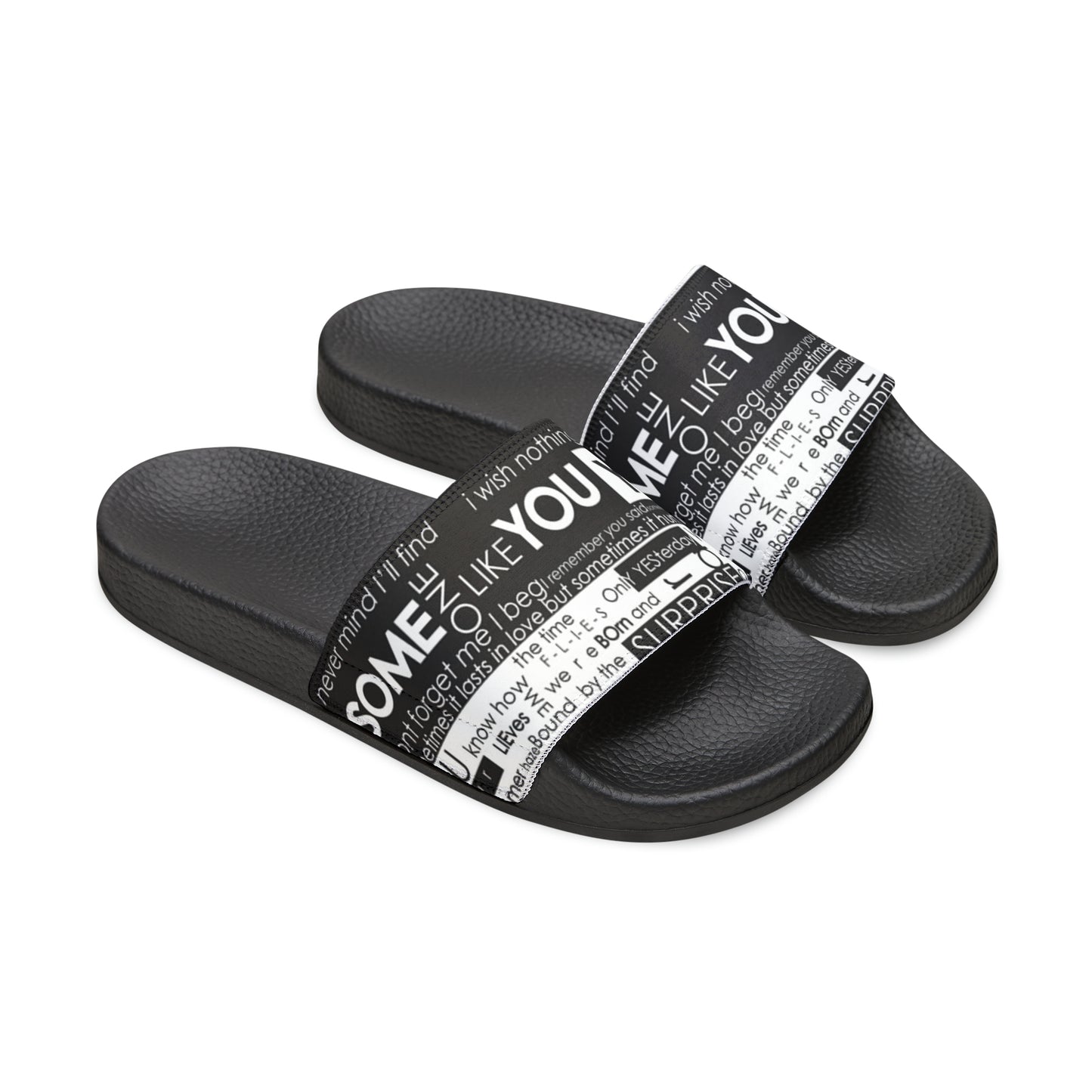 Someone Like You Men's PU Slide Sandals
