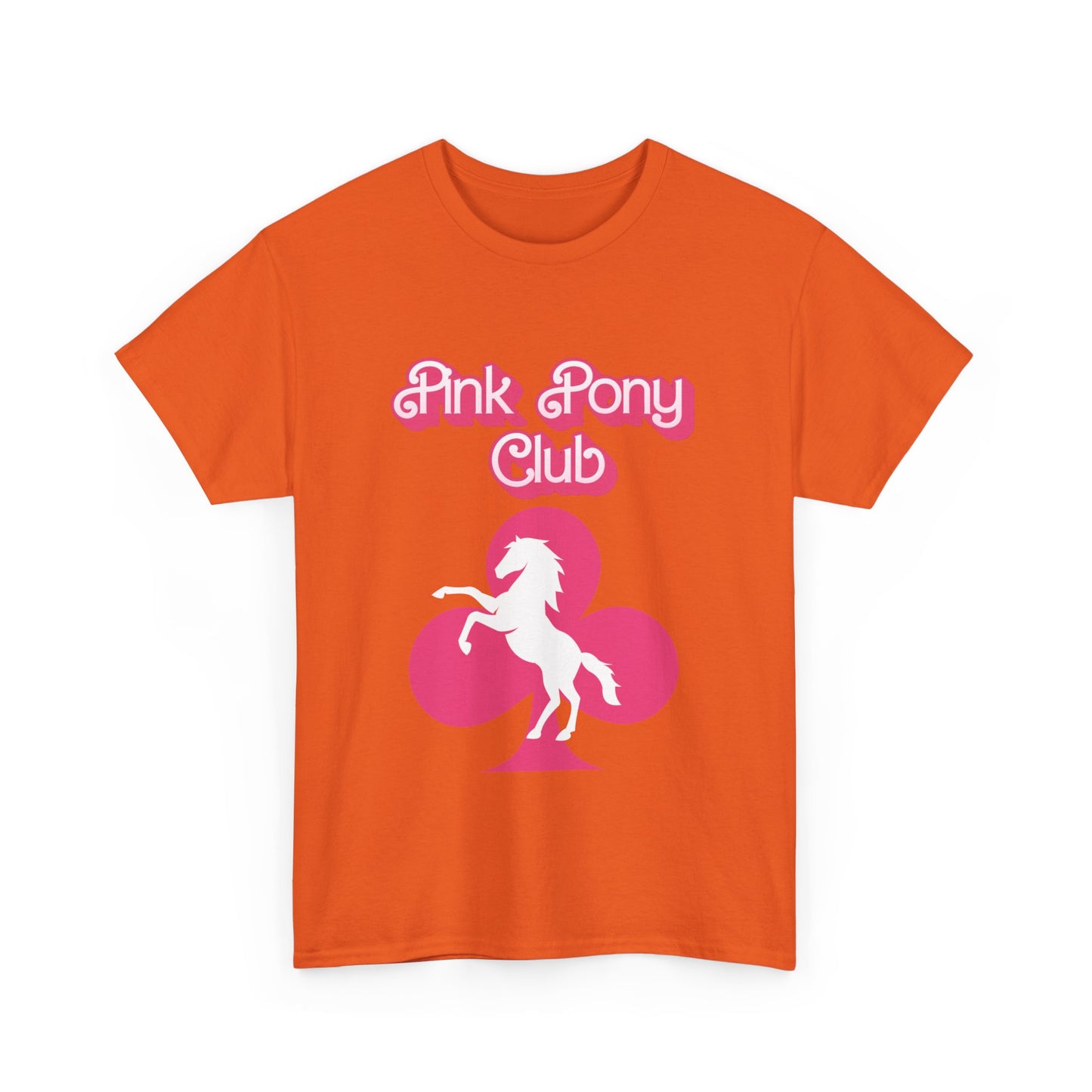 Retro Pink Pony Club Tee | Unisex Cotton Shirt, Graphic Tee, Gift for Horse Lovers, Birthday Celebration, Casual Wear