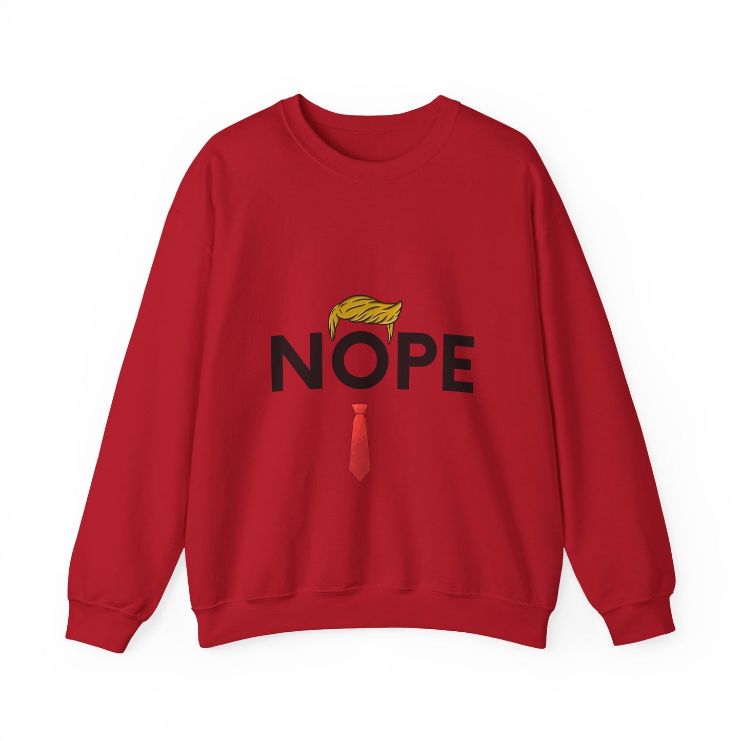 NOPE TRUMP Unisex Heavy Blend™ Crewneck Sweatshirt