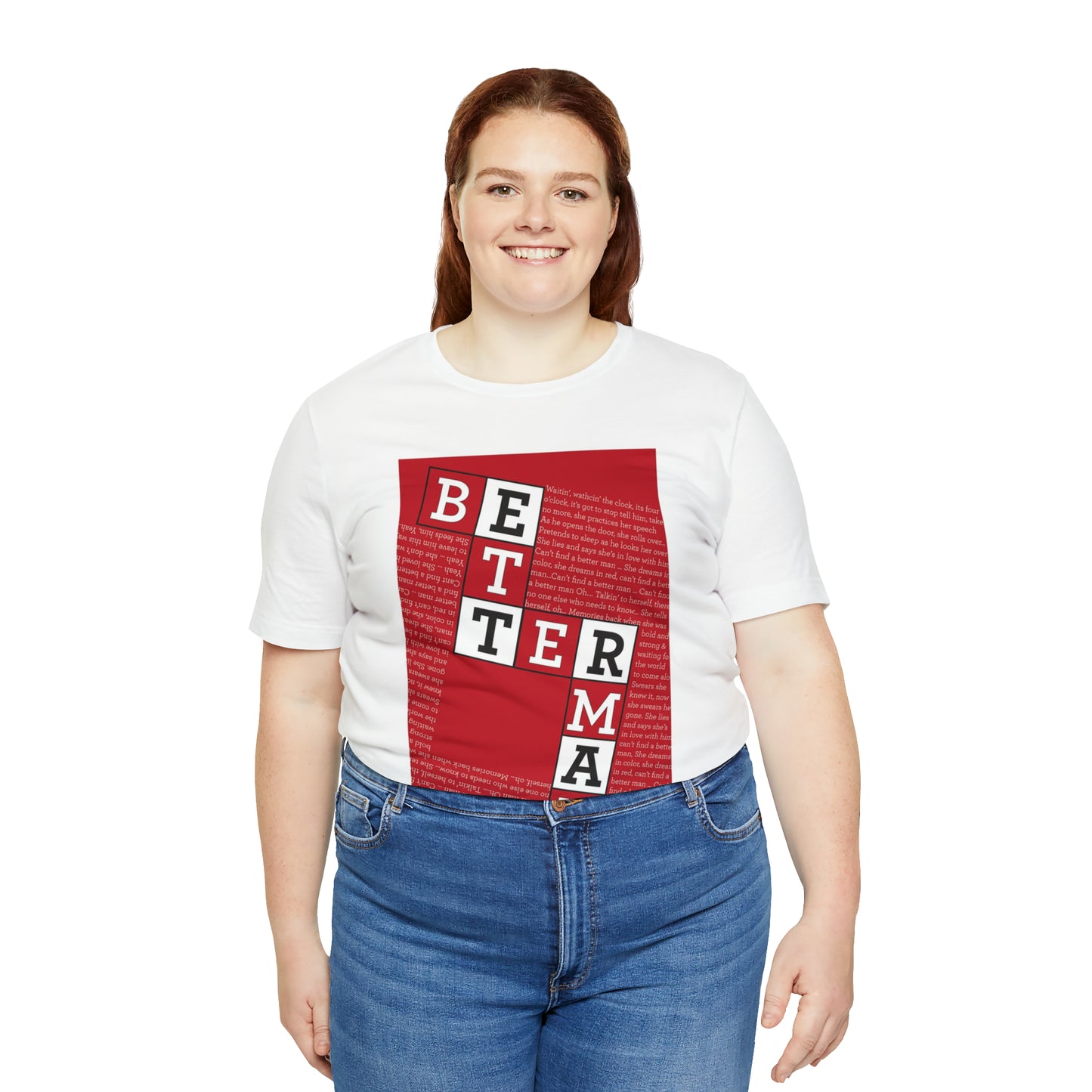 BETTER MAN Unisex Jersey Short Sleeve Tee