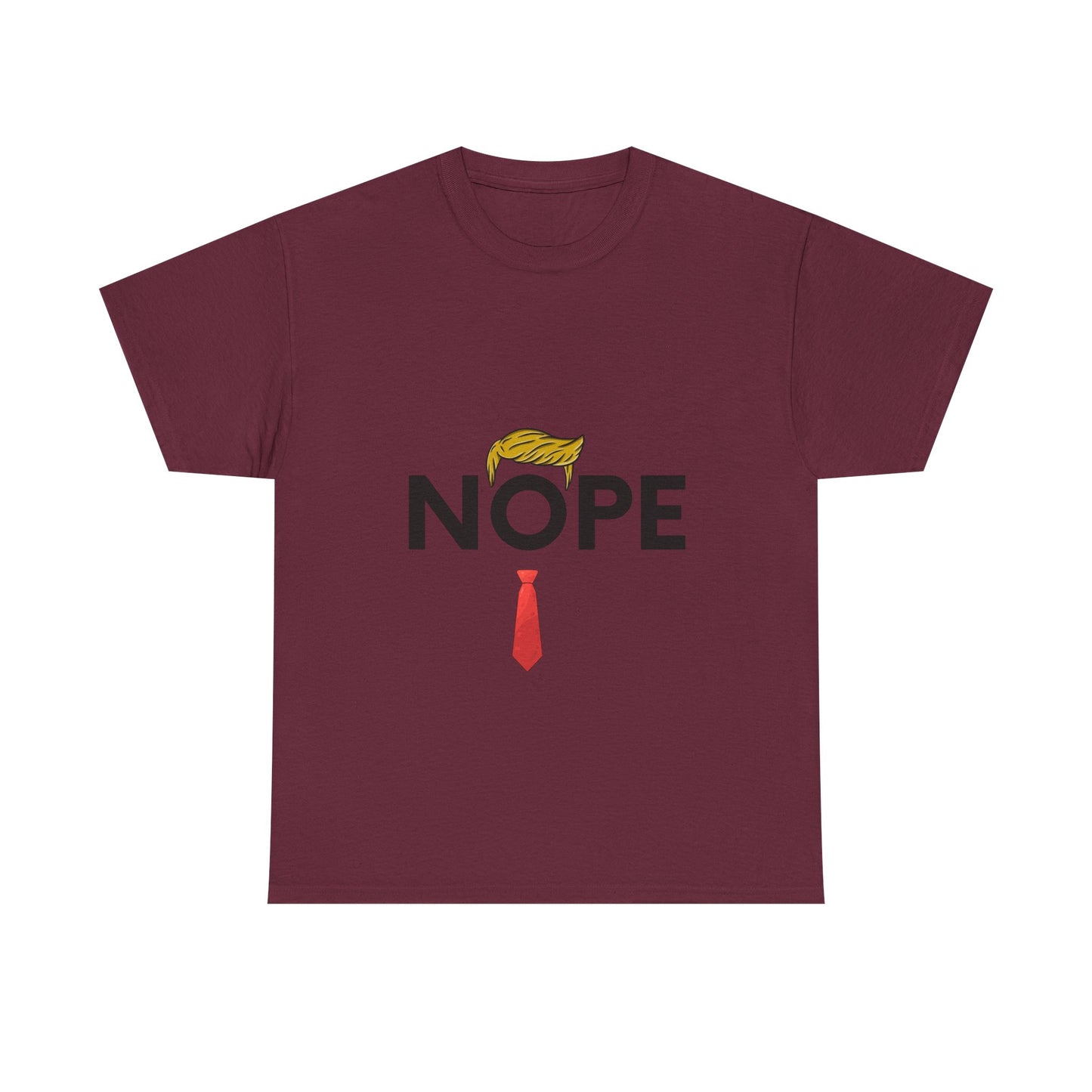 NOPE TRUMP Unisex Heavy Cotton Tee