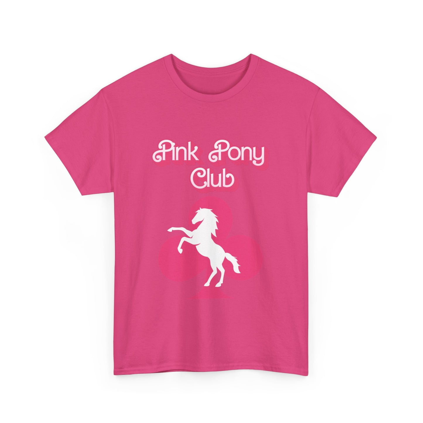 Retro Pink Pony Club Tee | Unisex Cotton Shirt, Graphic Tee, Gift for Horse Lovers, Birthday Celebration, Casual Wear