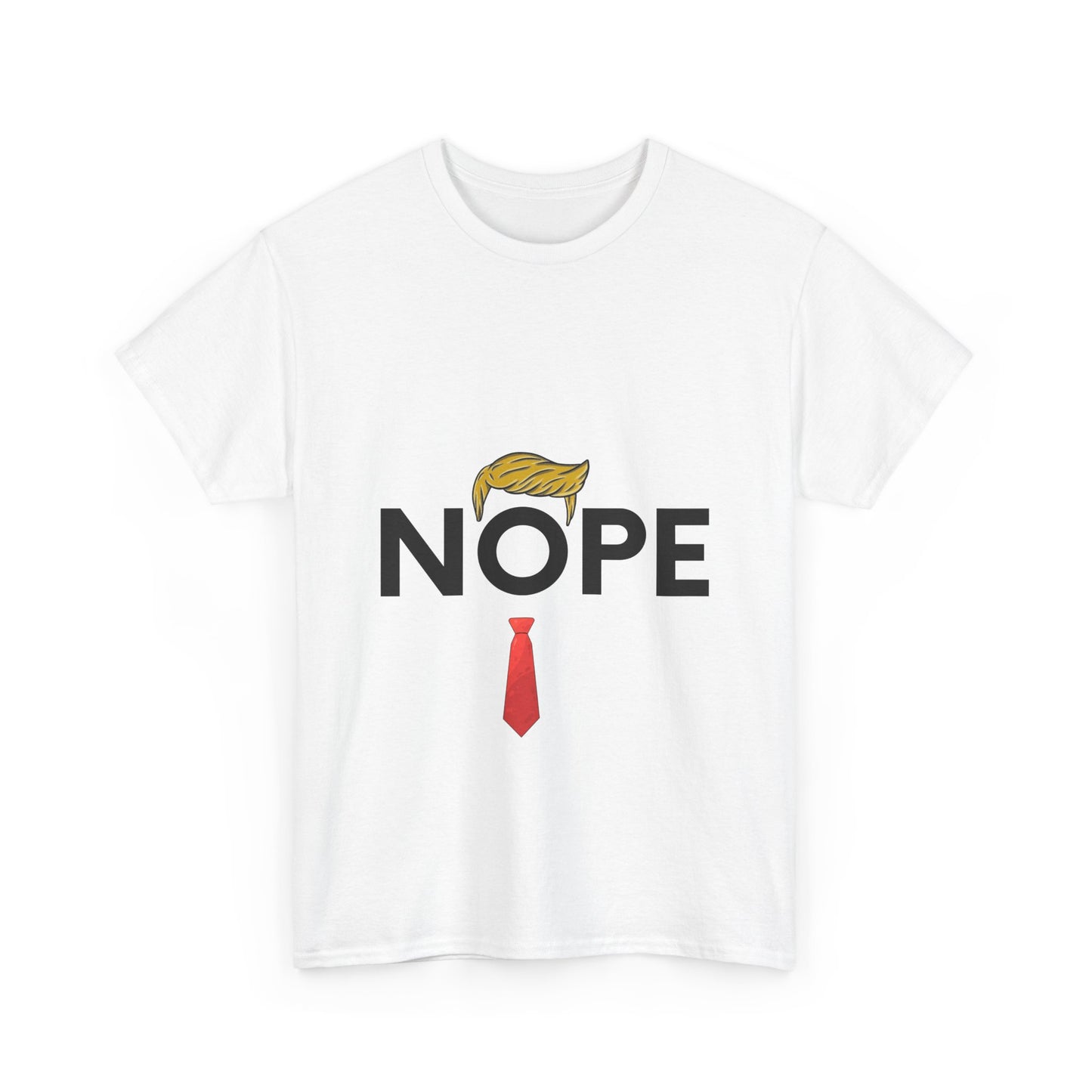 NOPE TRUMP Unisex Heavy Cotton Tee