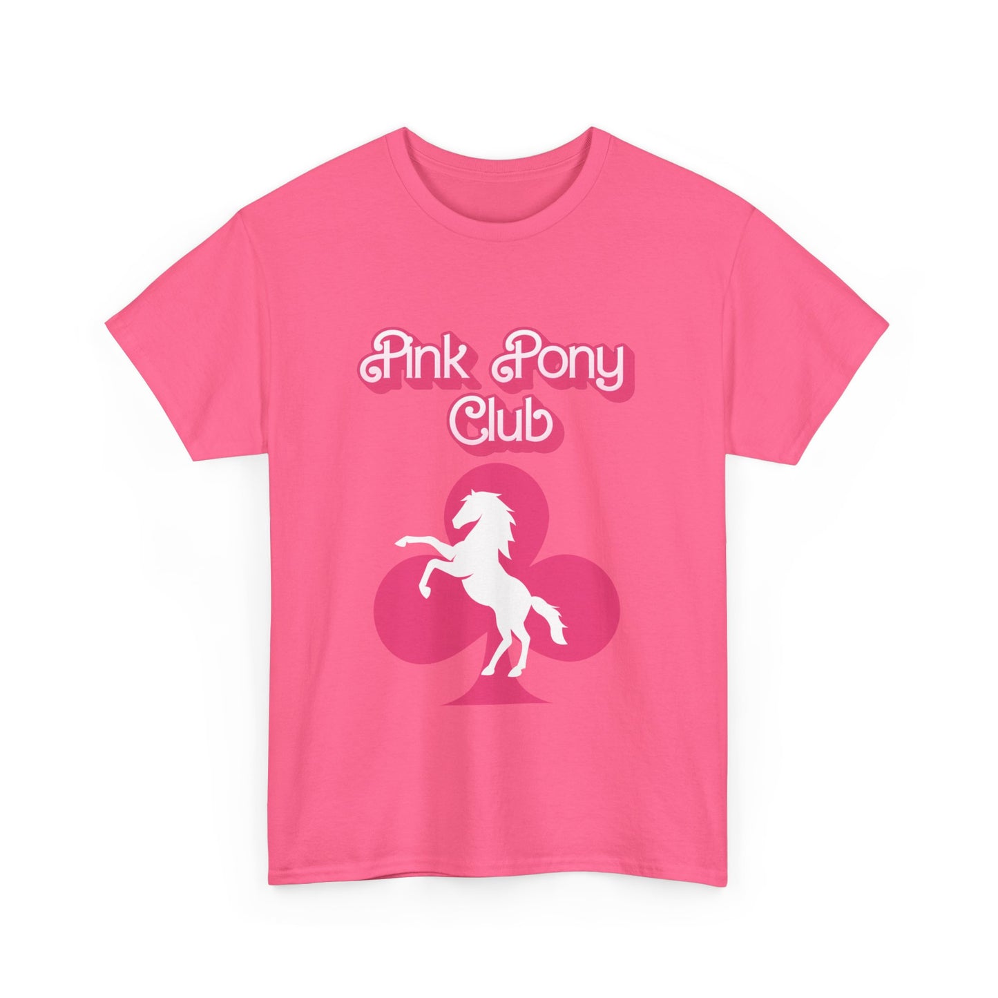 Retro Pink Pony Club Tee | Unisex Cotton Shirt, Graphic Tee, Gift for Horse Lovers, Birthday Celebration, Casual Wear