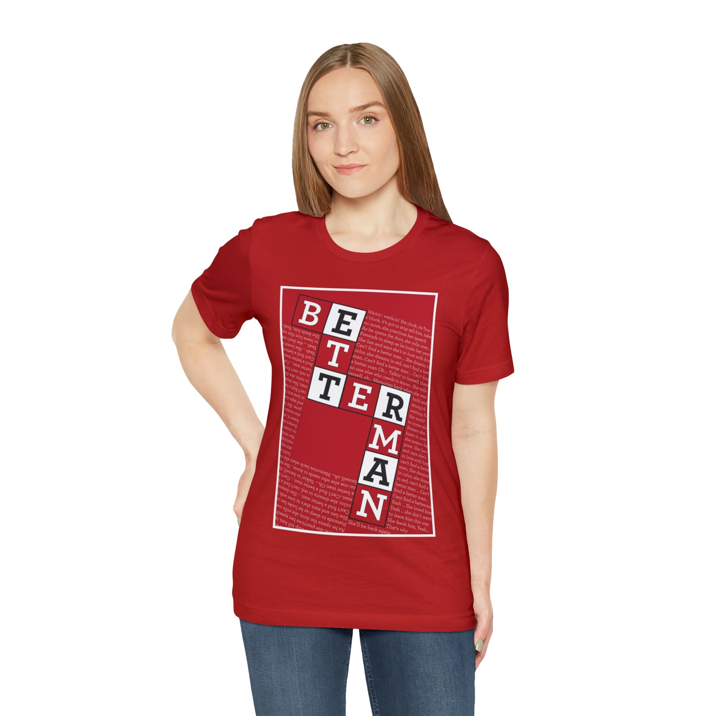 BETTER MAN Unisex Jersey Short Sleeve Tee