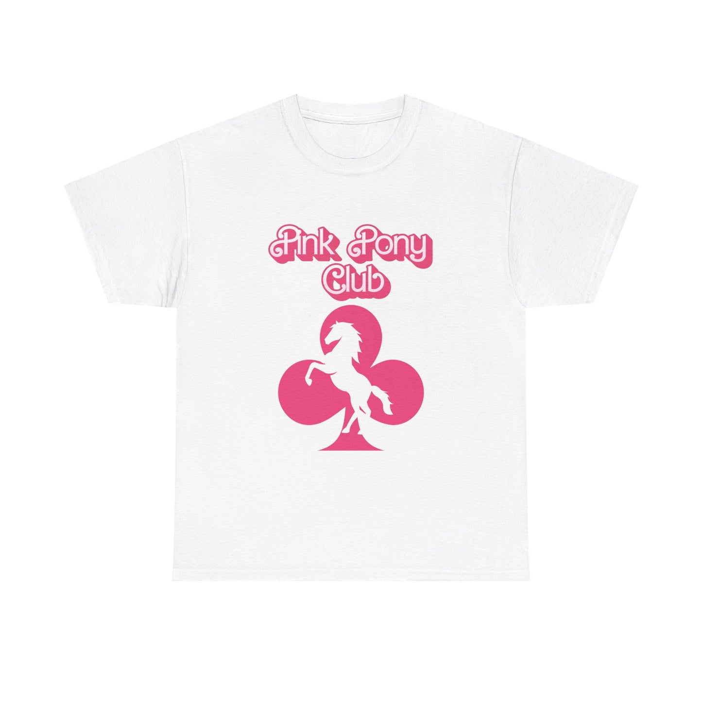 Retro Pink Pony Club Tee | Unisex Cotton Shirt, Graphic Tee, Gift for Horse Lovers, Birthday Celebration, Casual Wear