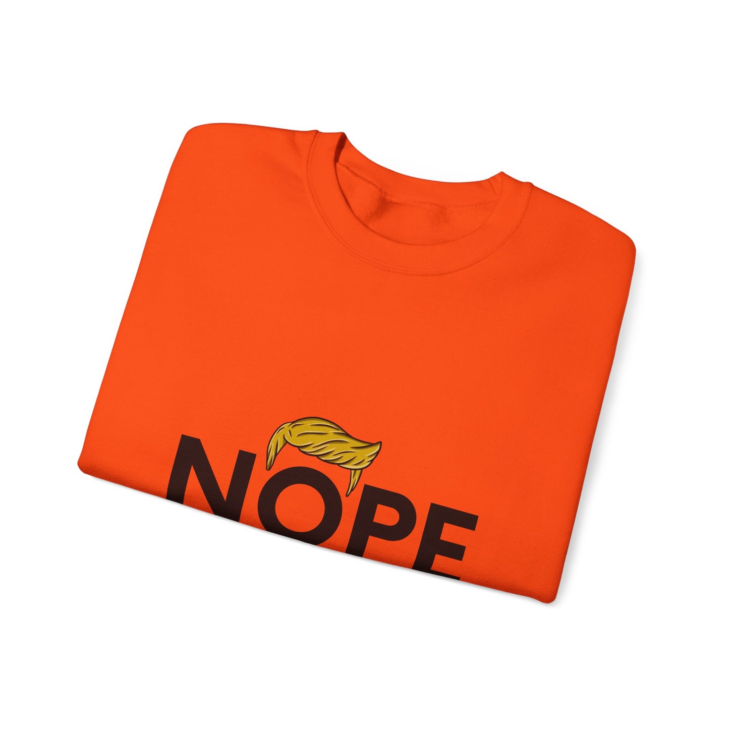NOPE TRUMP Unisex Heavy Blend™ Crewneck Sweatshirt