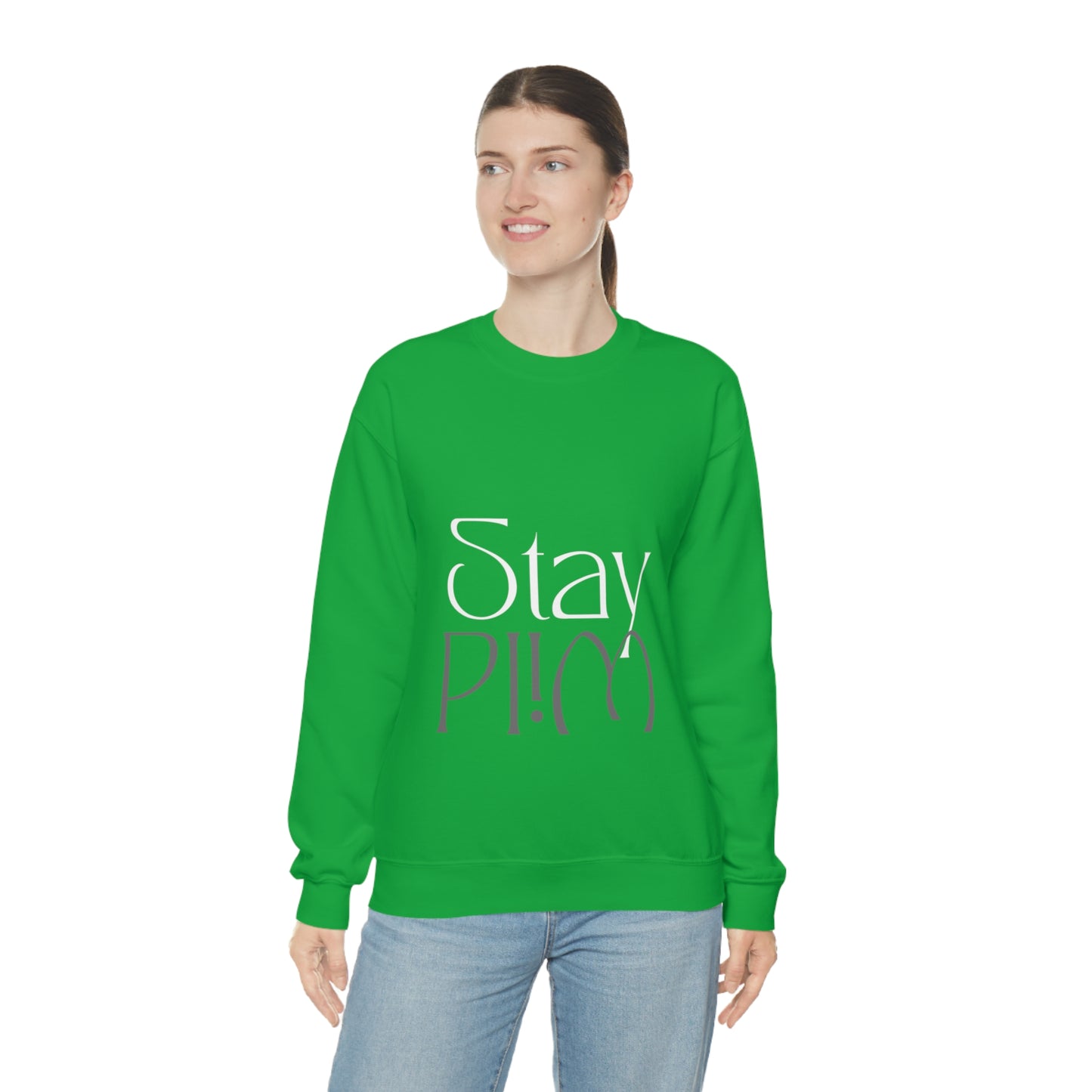 STAY WILD CHILD Unisex Heavy Blend™ Crewneck Sweatshirt
