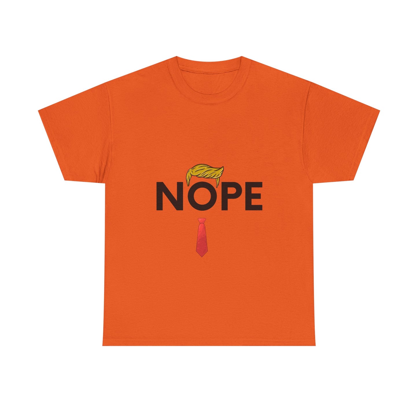 NOPE TRUMP Unisex Heavy Cotton Tee