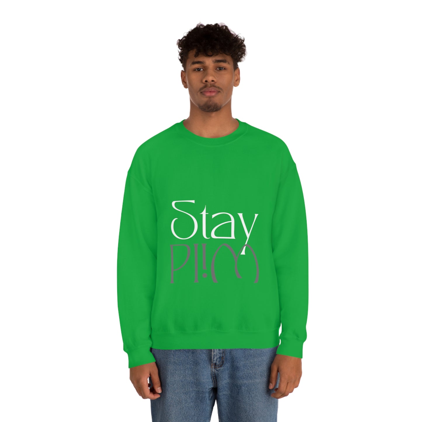 STAY WILD CHILD Unisex Heavy Blend™ Crewneck Sweatshirt