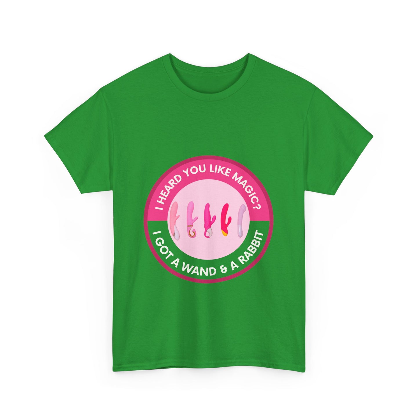 Magic Wand and Rabbit Unisex Tee - Fun Gift for Magic Lovers, Unique Birthday Shirt, Fantasy Apparel, Quirky Casual Wear, Festival Top
